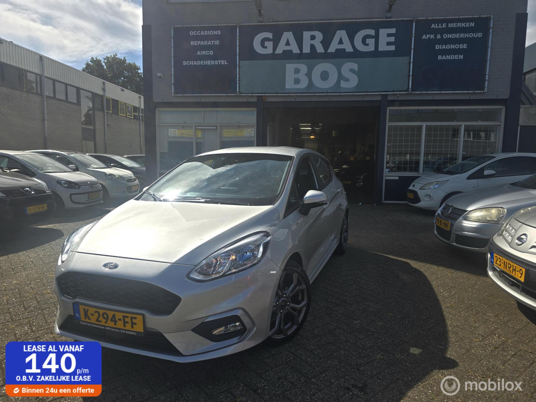 Ford Fiesta 1.0 EcoBoost ST-Line / Lane assistent/ Navigatie 2019 - voorkant