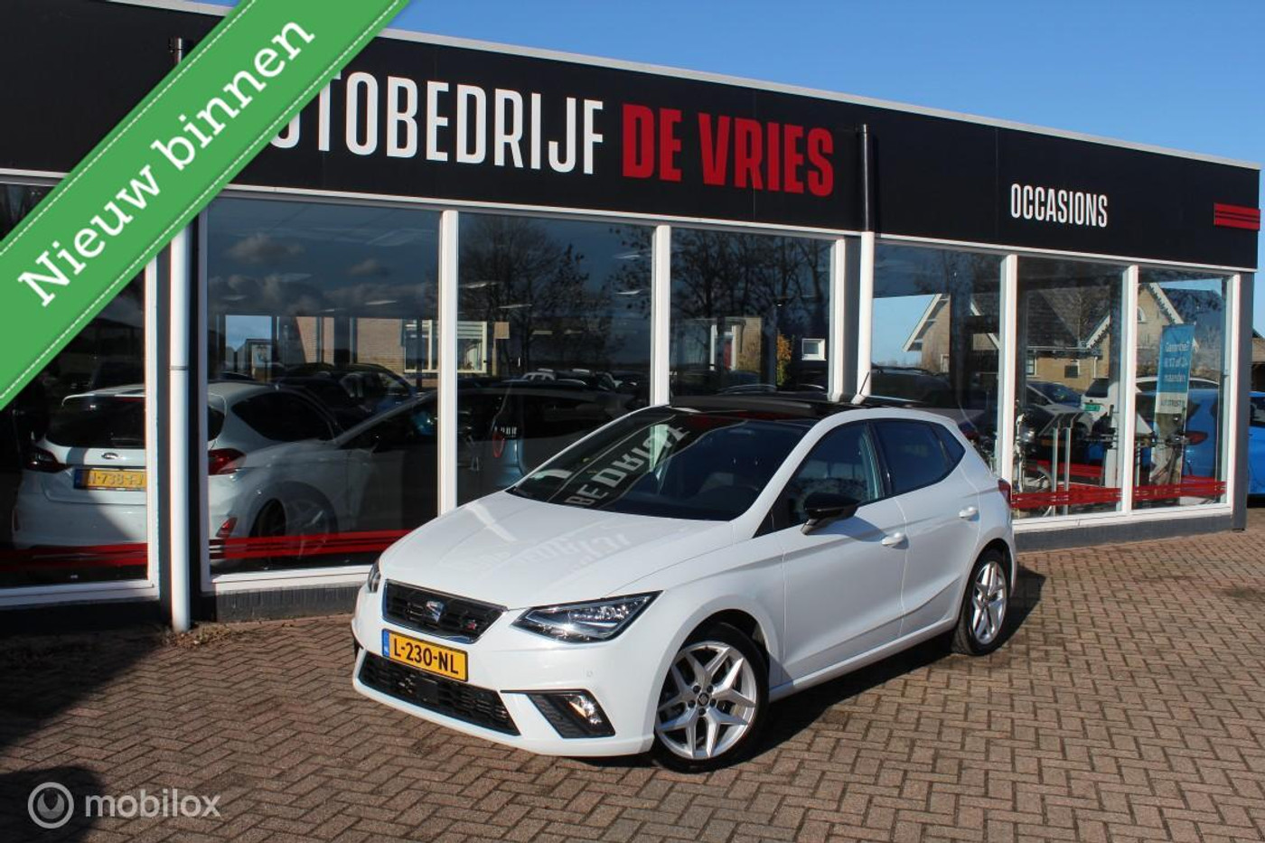 Seat Ibiza 1.5 TSI FR 150PK Pano/Virtual/Stoelverw/BEATS/NAP 2021 - voorkant