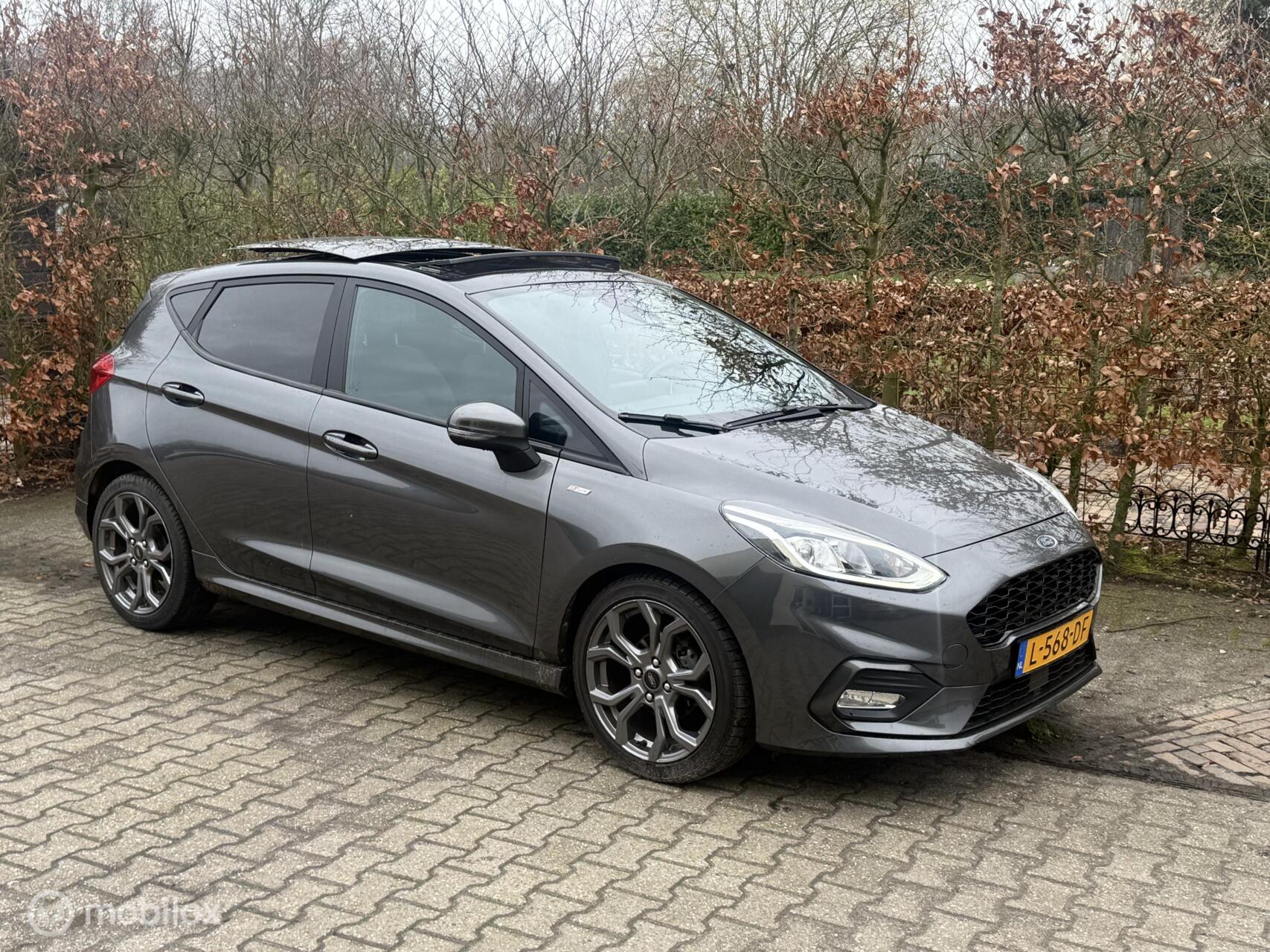 Ford Fiesta 1.0 EcoBoost ST-Line Automaat! Pano.dak / stuur en stoelverwarming 2021 - voorkant