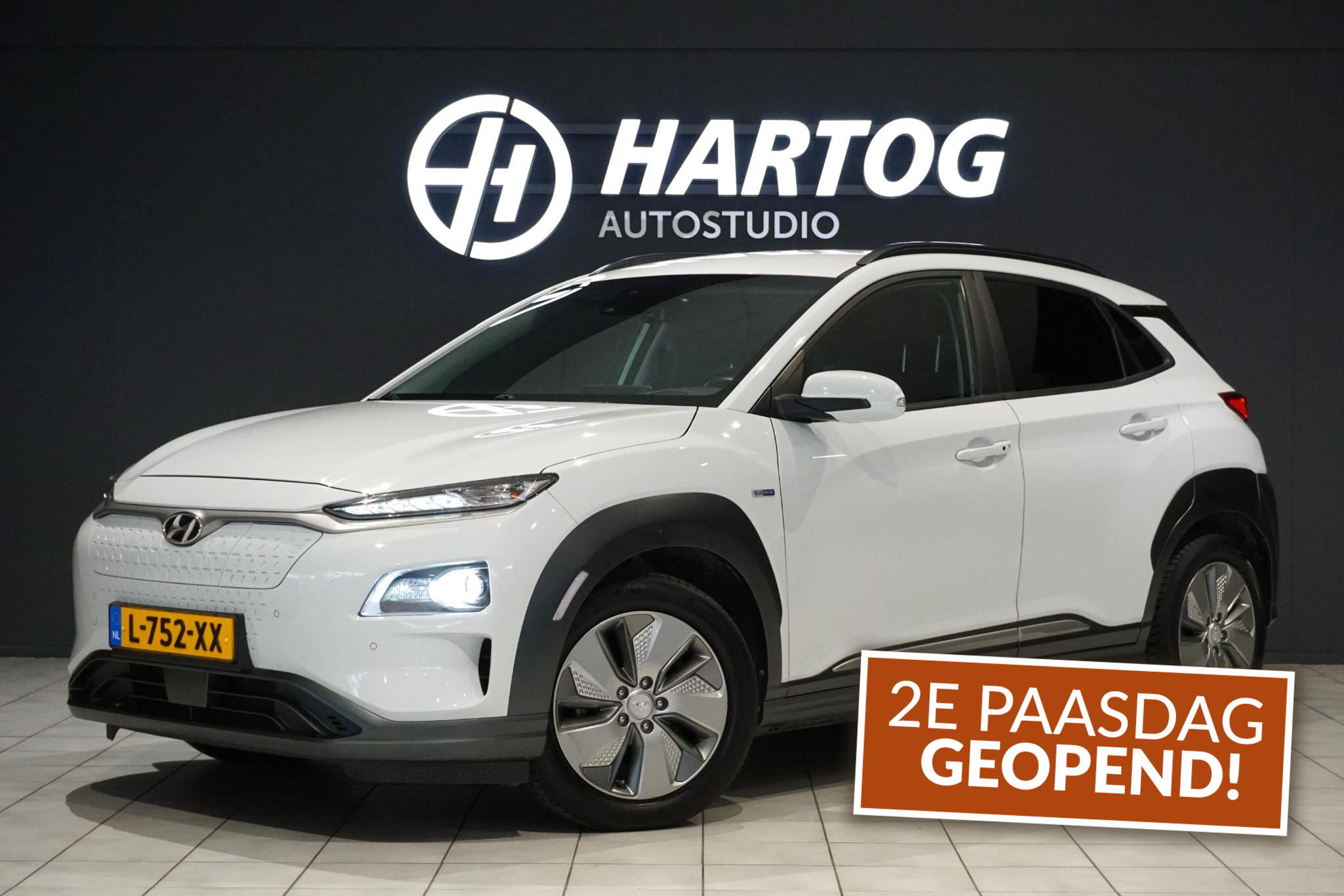 Hyundai Kona EV Premium 64 kWh 2020 - voorkant