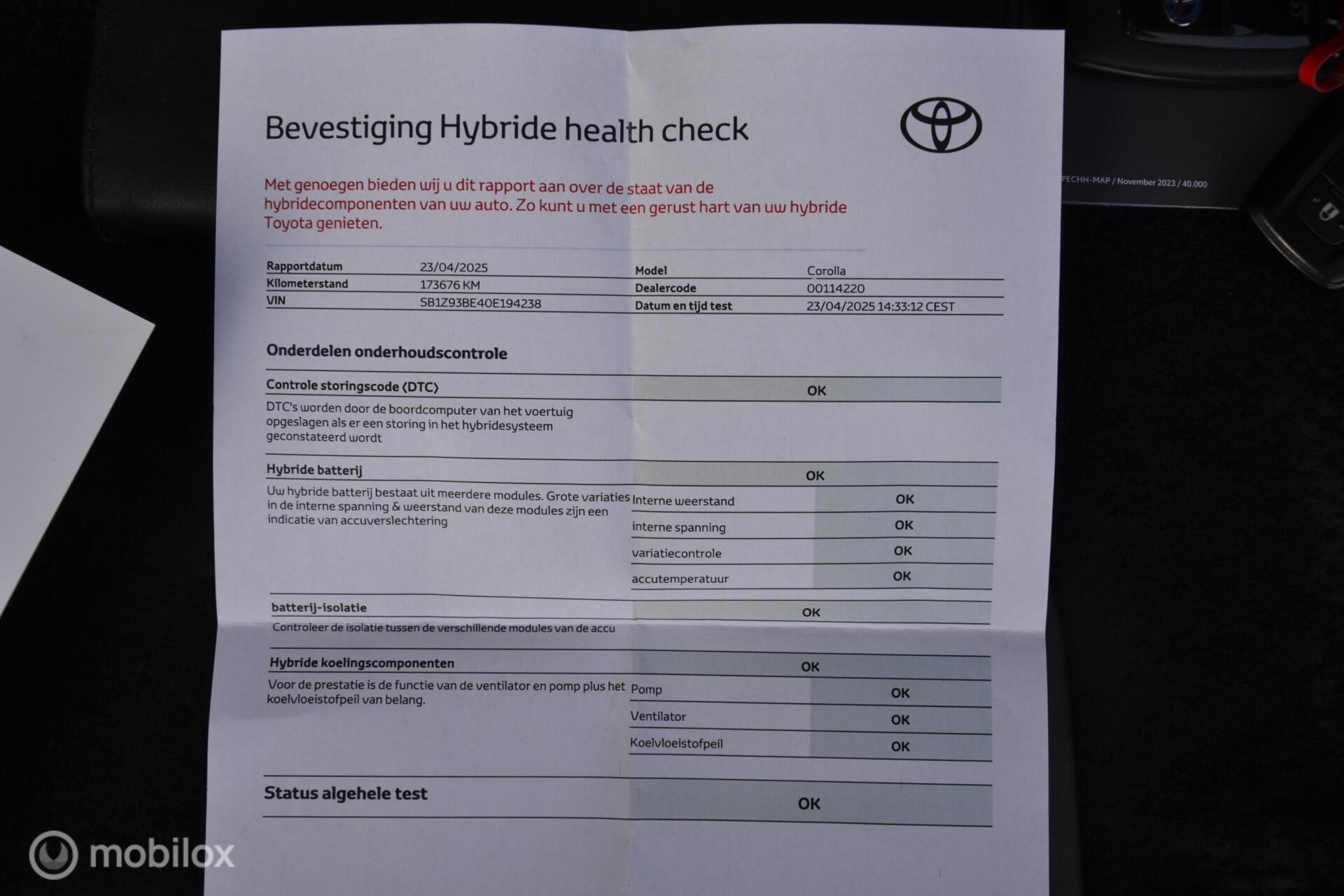 Foto van Toyota Toyota Corolla