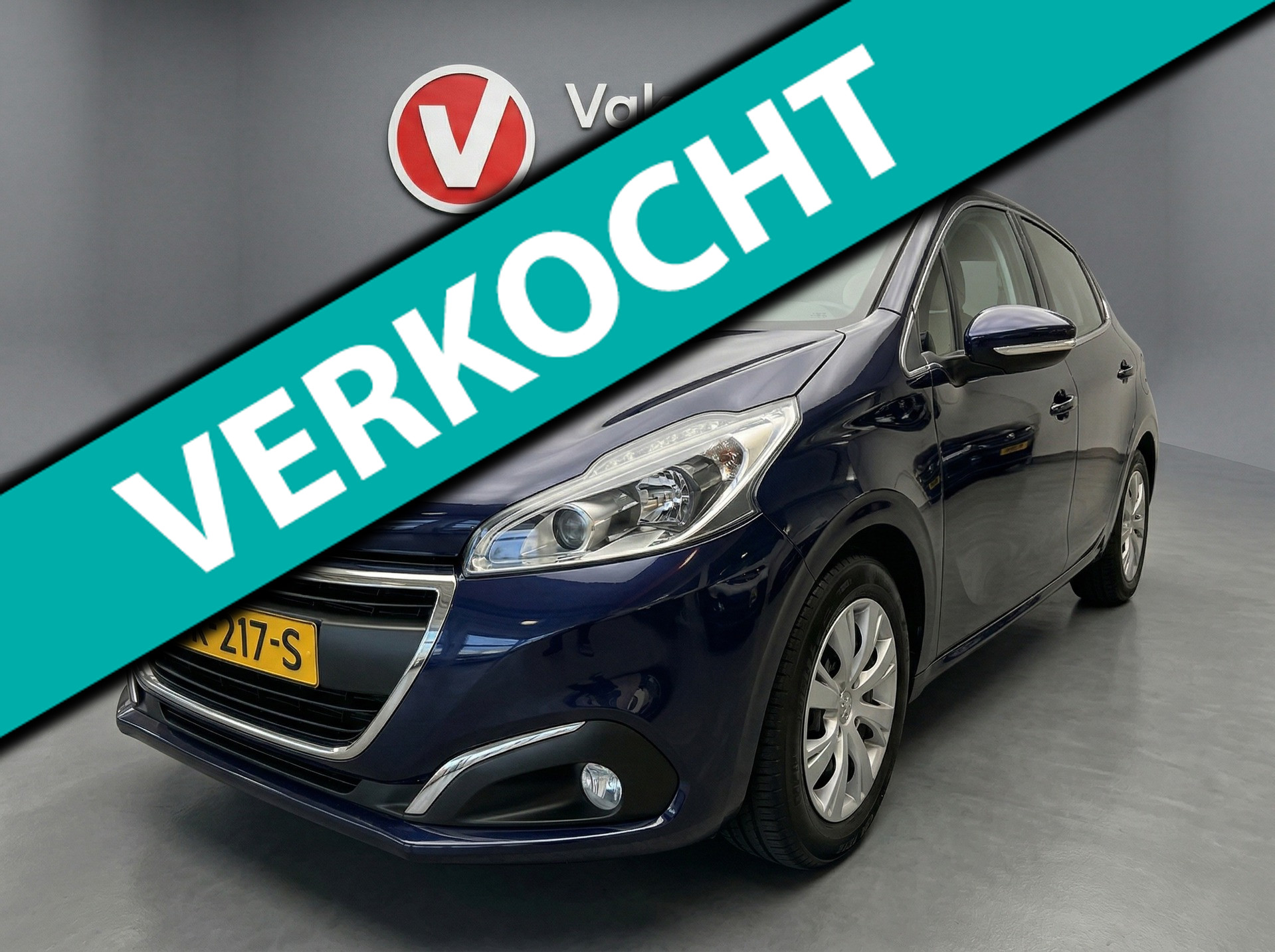 Peugeot 208 1.2 PureTech Blue Lion / Parkeersensoren / Navi / Airco / Bluetooth 2017 - voorkant