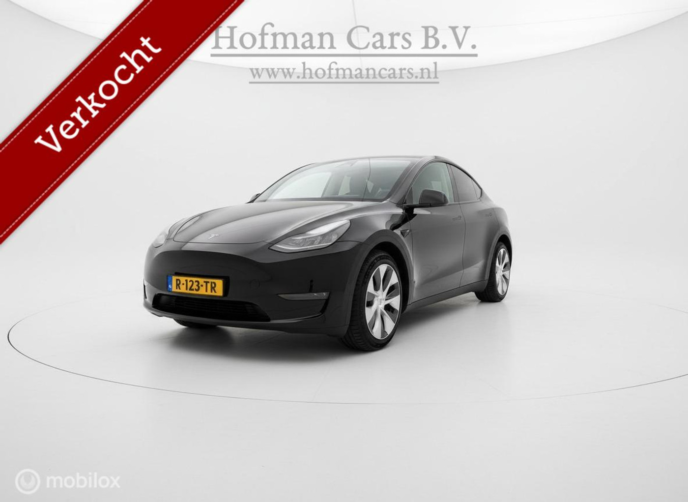 Tesla Model Y SOH 92% RWD 58 kWh TREKHAAK 2022/12 Incl. BTW NL Auto NAP Autopilot 2022 - voorkant