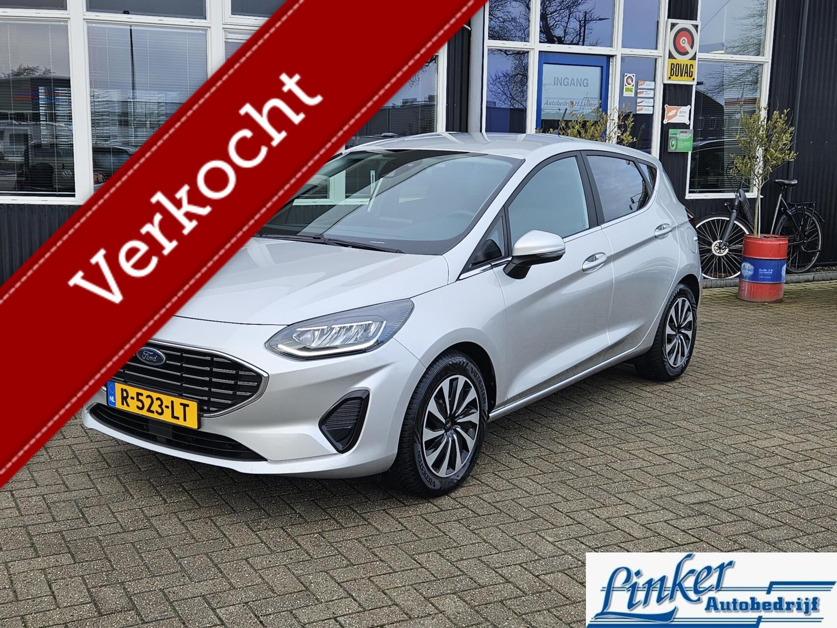 Ford Fiesta 1.0 EcoBoost Hybrid Titanium X CAMERA 1E-EIGENAAR CARPLAY 2022 - voorkant