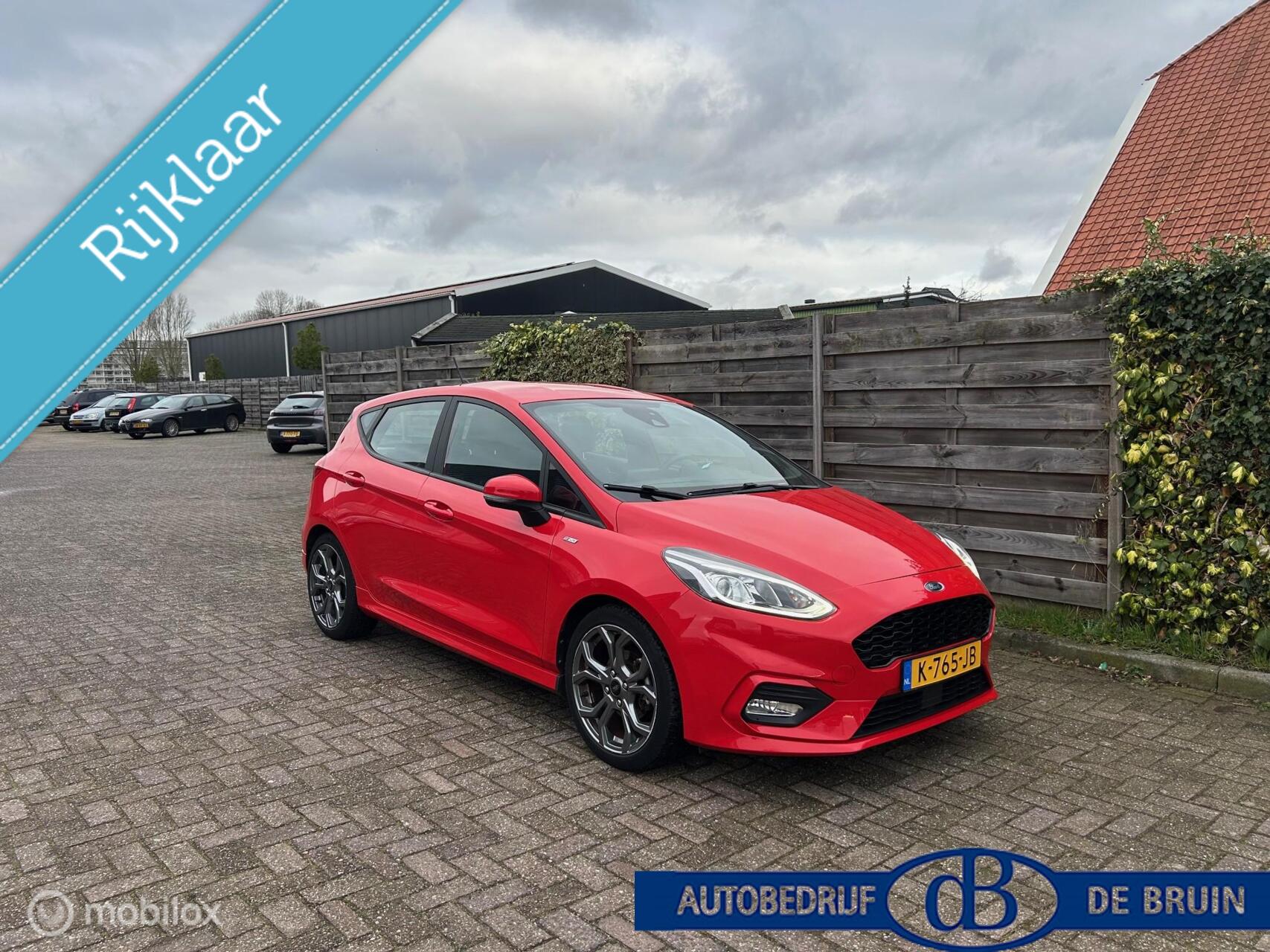 Ford Fiesta 1.0 EcoBoost Hybrid ST-Line X 12-12-20! 91 kw Navigatie Apple Carplay 2020 - voorkant
