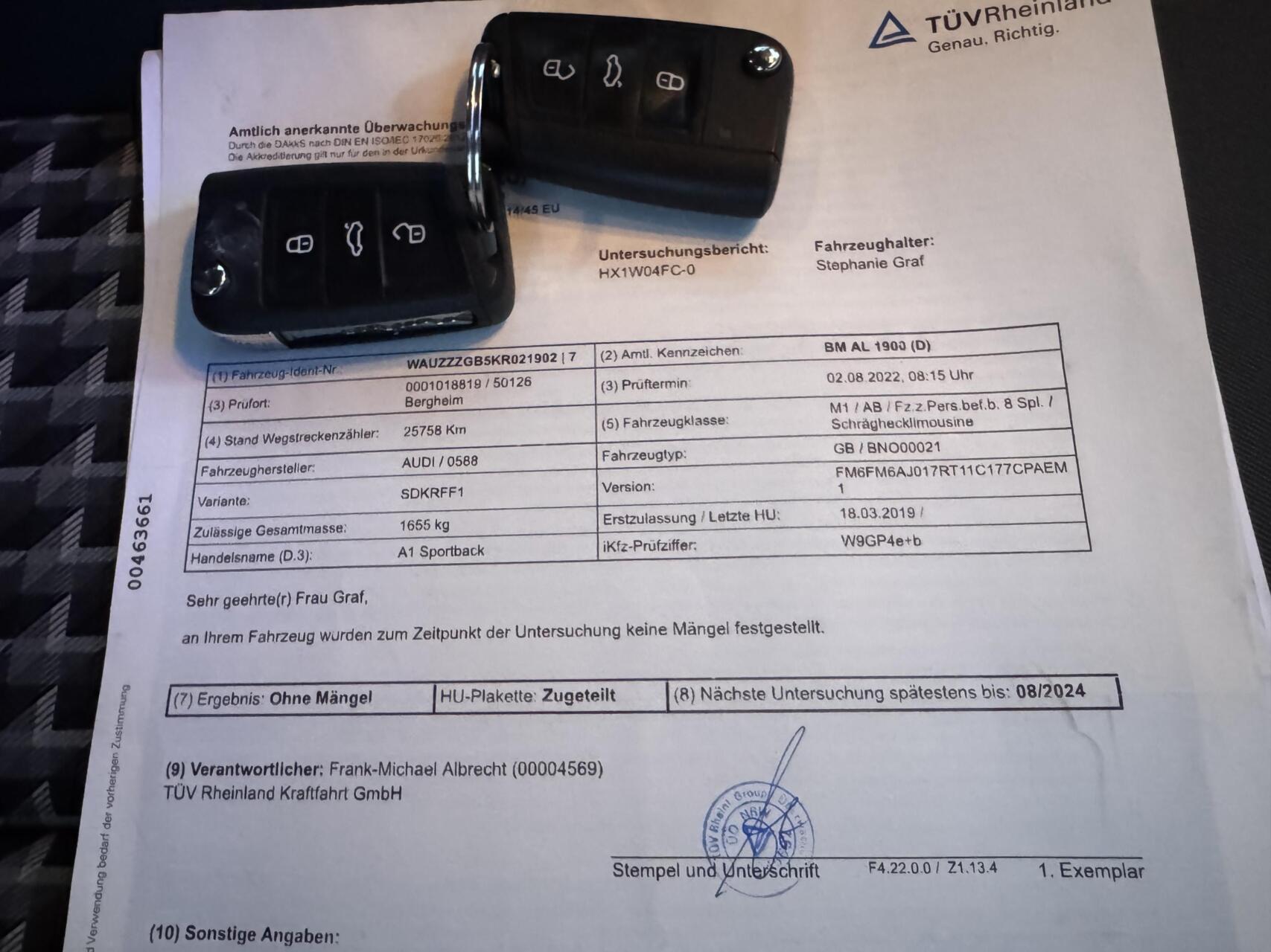 Foto van Audi A1 Sportback
