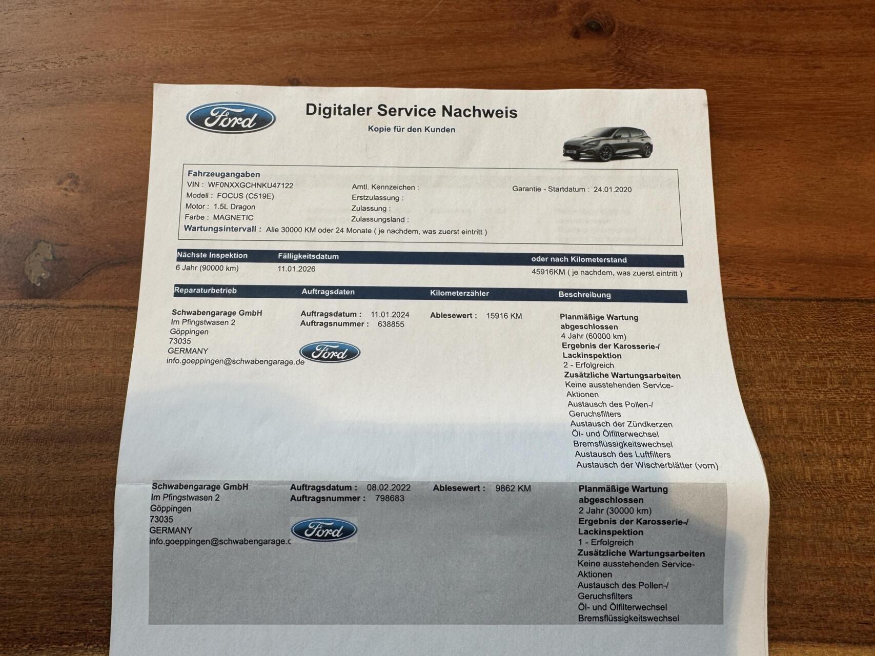 Foto van Ford Focus