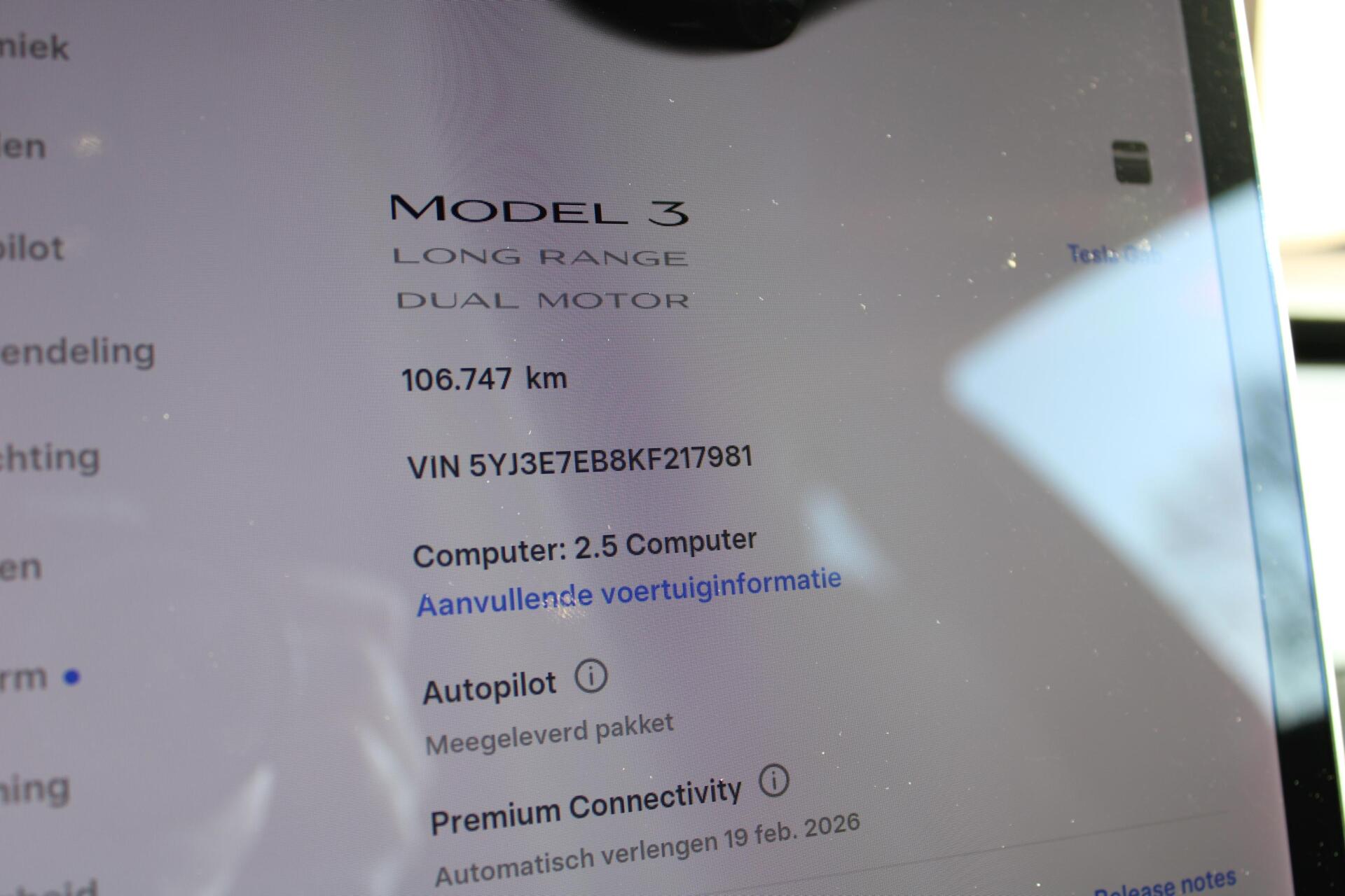 Foto van Tesla Model 3