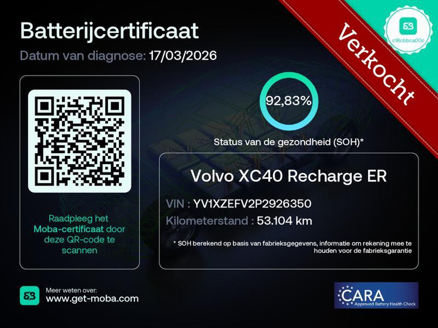 Foto van Volvo XC40