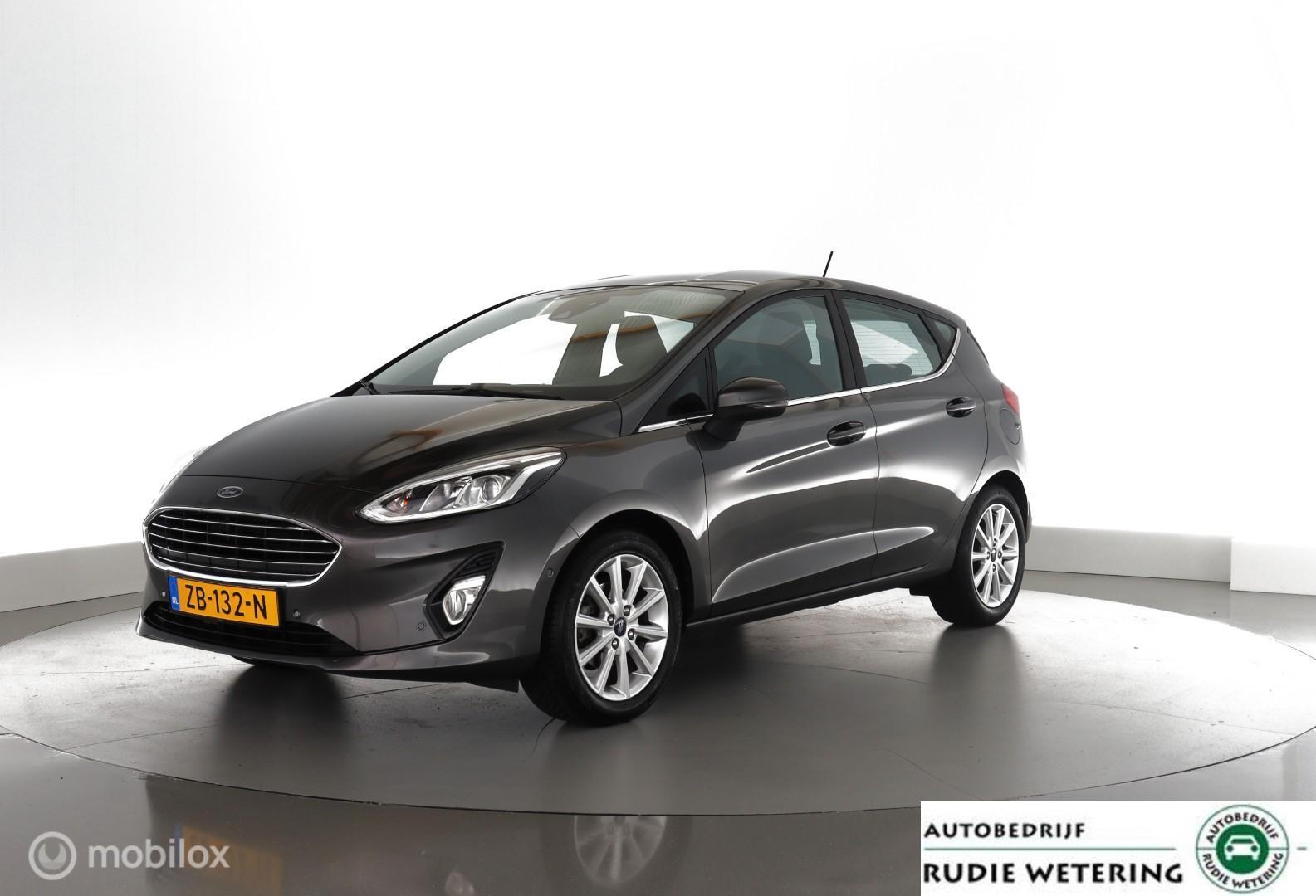 Ford Fiesta 1.0 EcoB. Titanium 100pk|nav|cam|dab|parkassist|lmv16 2019 - voorkant