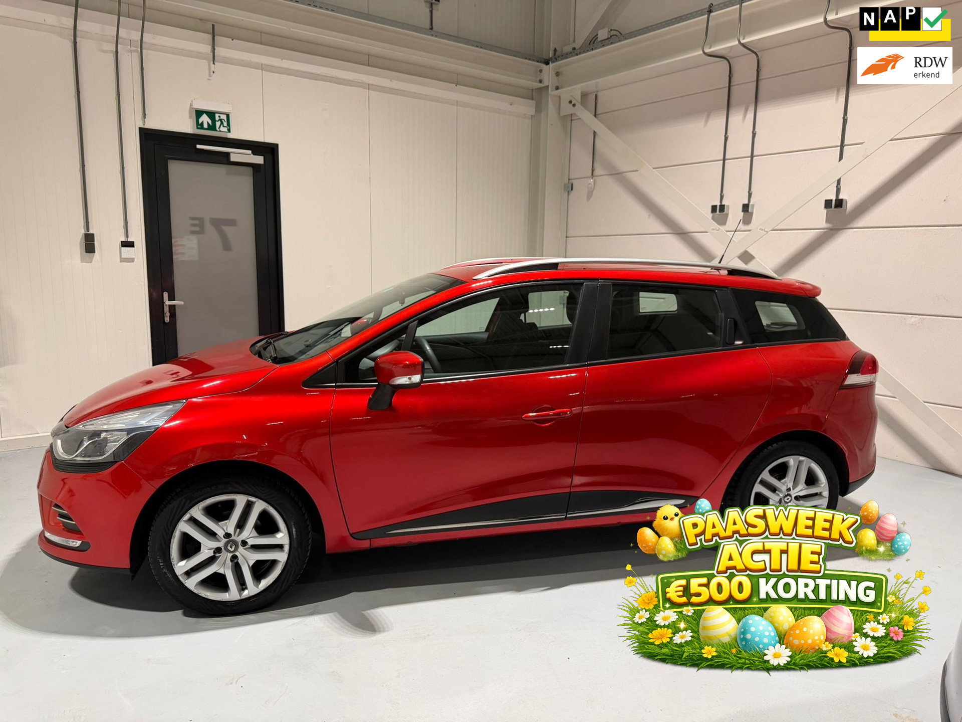 Renault Clio Renault Clio 0.9 TCe Estate|Cruise |Navi |Led | Trekhaak 2019 - voorkant