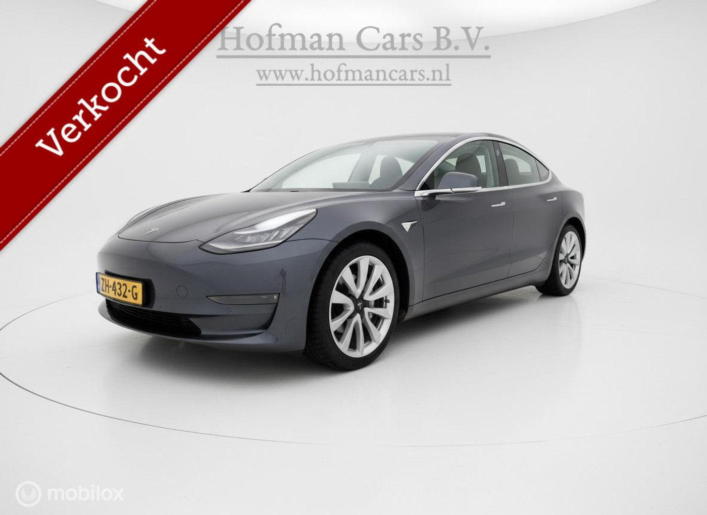Tesla Model 3 Long Range | RWD | 75 kWh | TREKHAAK | Autopilot | Marge | 79% 2019 - voorkant