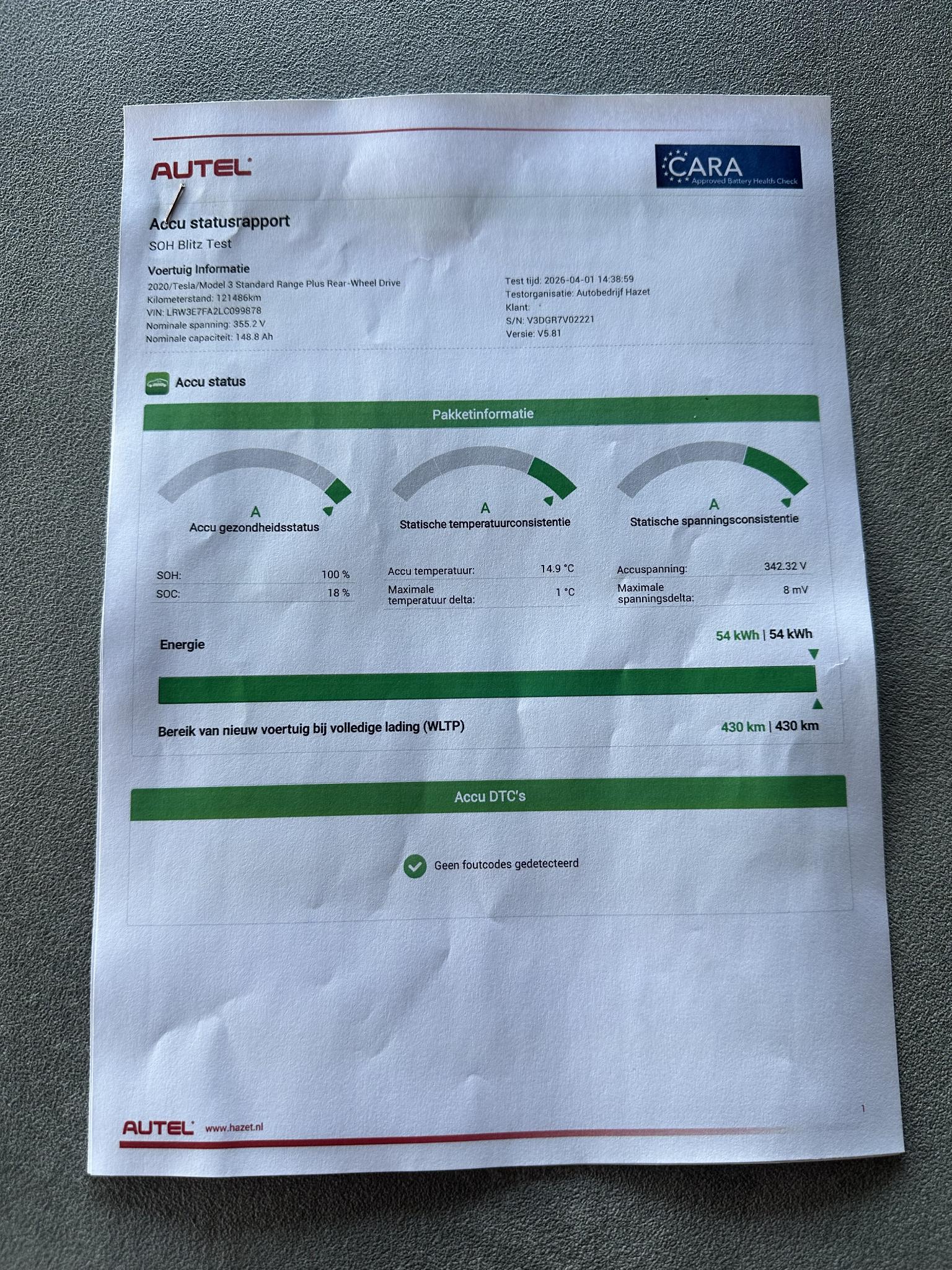 Foto van Tesla Model 3