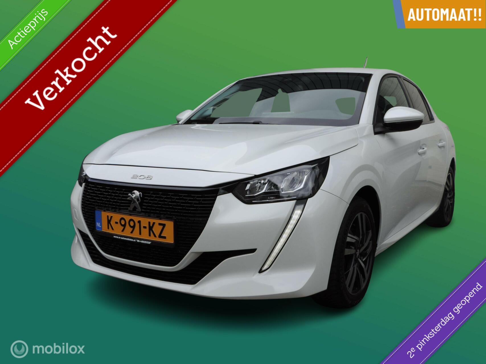 Peugeot 208 1.2 PureTech GT,AUTOMAAT,Half leer,17inch!!! 2021 - voorkant