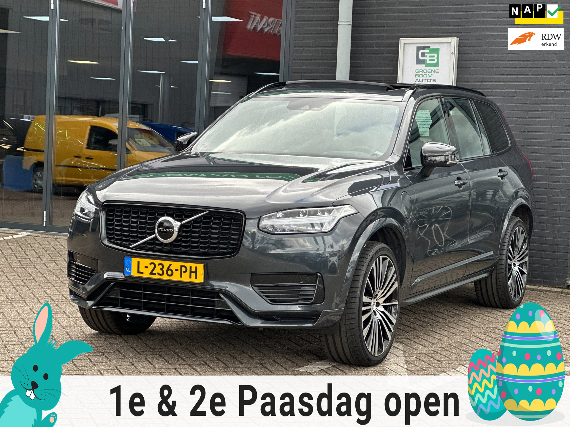Volvo Xc90 2.0 T8 Recharge AWD R-Design/1STE EIG/CAMERA/PANO-DAK/NL-AUTO NAP!! 2021 - voorkant
