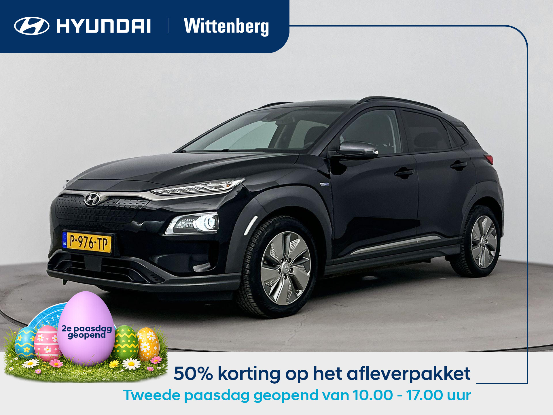 Hyundai Kona EV Comfort Smart 64 kWh 2021 - voorkant