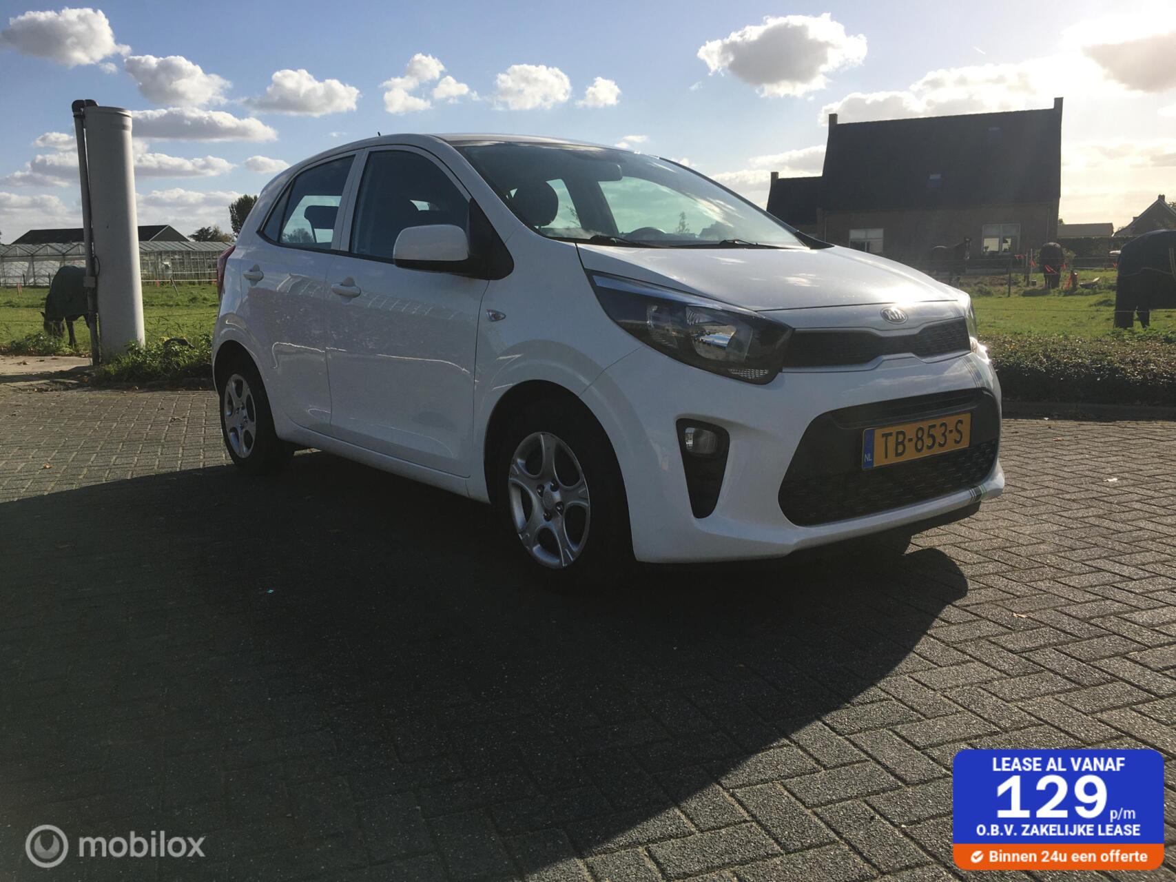 Kia Picanto 1.0 CVVT ExecutiveLine 5drs AIRCO Stuurwielbed. Bleuth.USB Etc 1e Eigenaar 2018 - voorkant