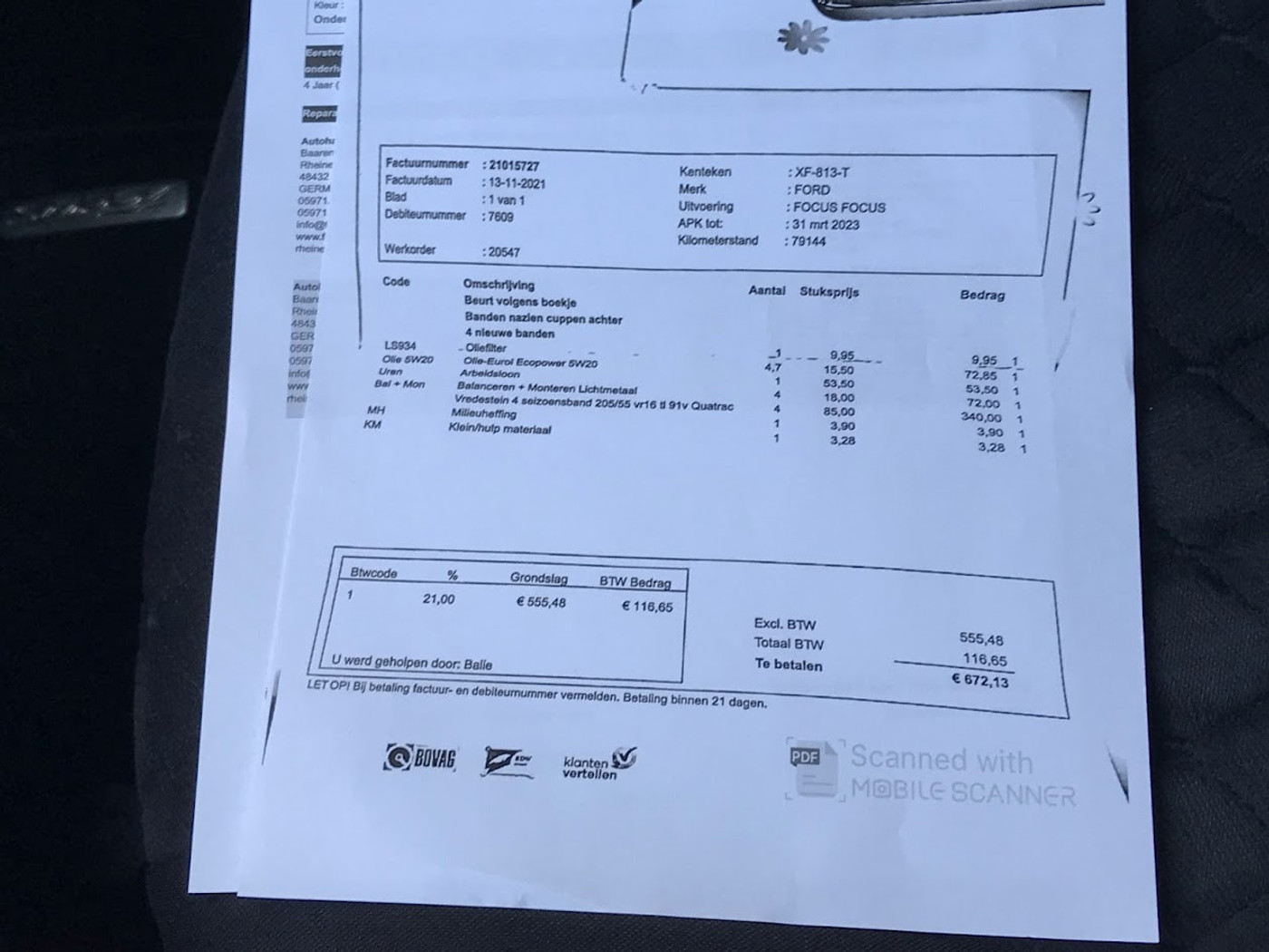 Foto van Ford Focus