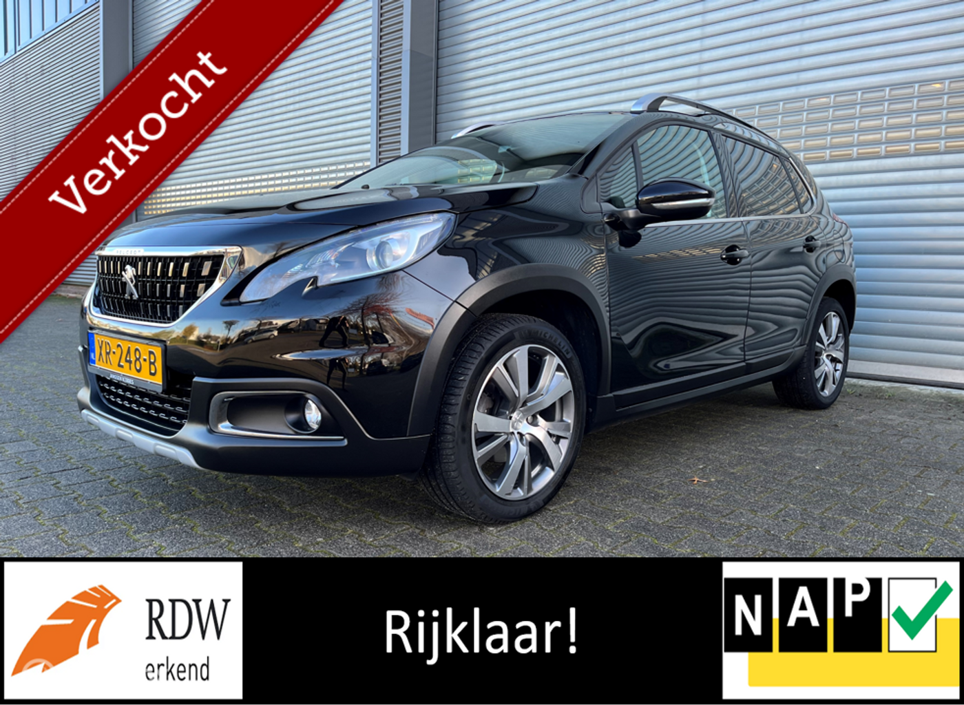 Peugeot 2008 1.2*volautomaat*Pano*Leer*Clima*Navi*Cruisec. 2019 - voorkant