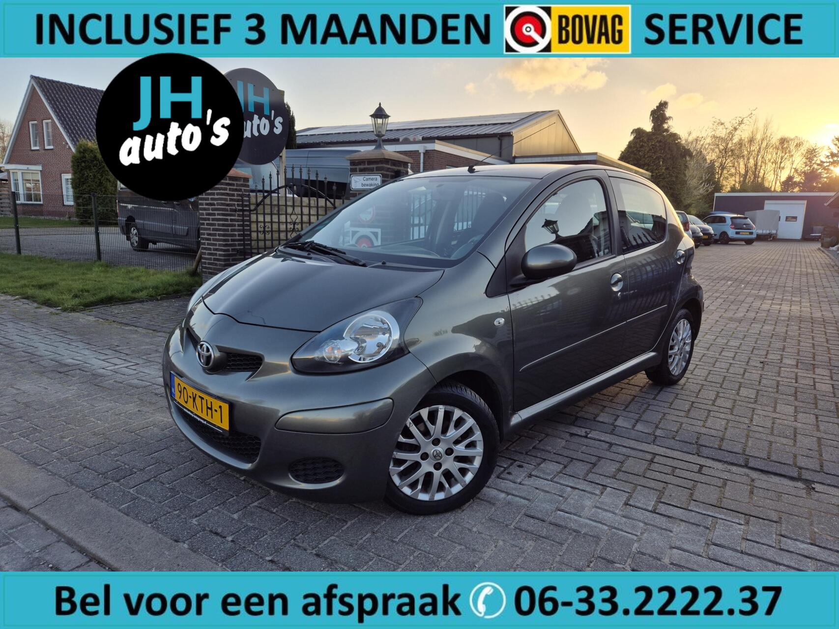 Toyota Toyota Aygo 1.0-12V Aspiration Green 5-DRS  | AIRCO | 1E-EIG 2010 - voorkant
