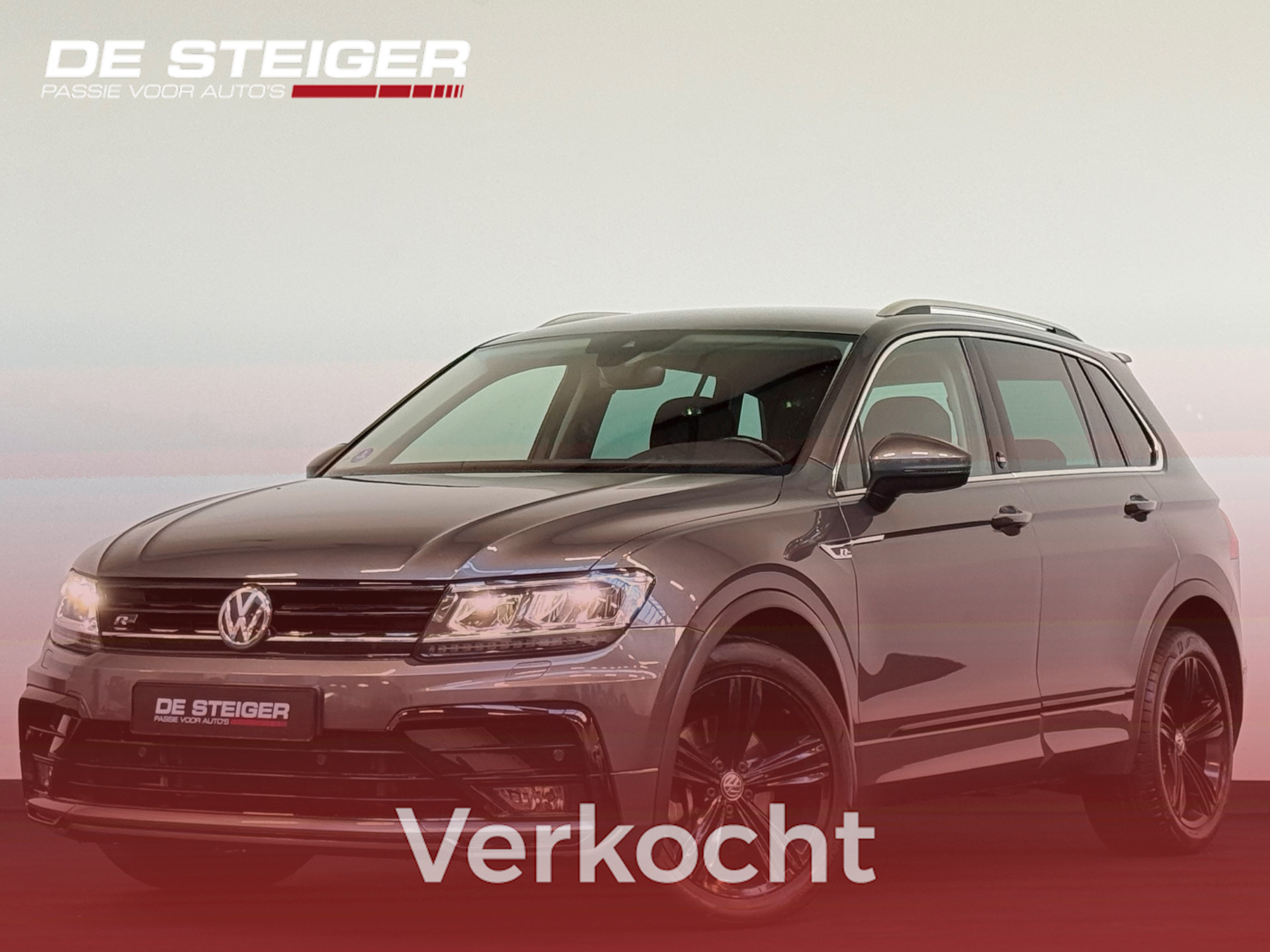 Volkswagen Tiguan 2.0 TSI 4Motion R-line Led Trekhaak 2017 - voorkant