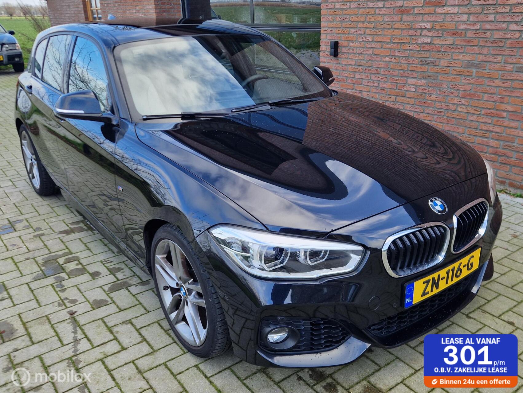 BMW 118i 118i automaat M Sport Edition Schuifdak Leer 2019 - voorkant