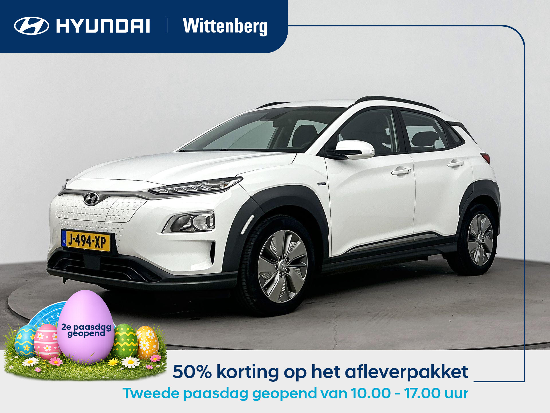 Hyundai Kona EV Comfort 64 kWh 2020 - voorkant