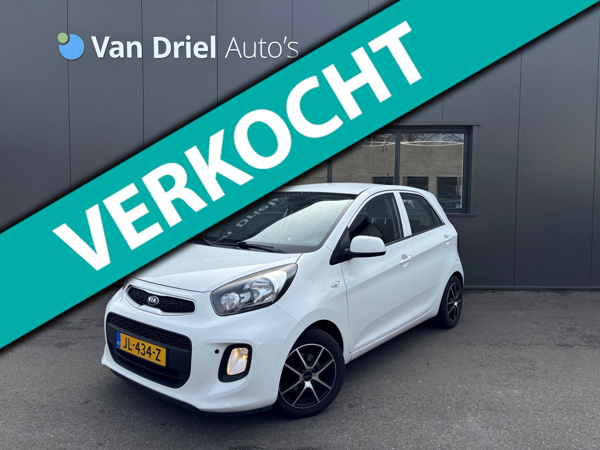 Kia Picanto 1.0 CVVT EconomyPlusLine / Airco / Parkeersensoren! 2016 - voorkant