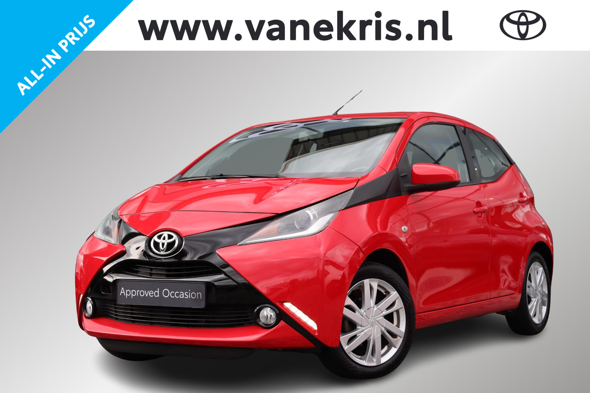 Toyota Toyota Aygo 1.0 VVT-i x-clusive, Airco, 2017 - voorkant