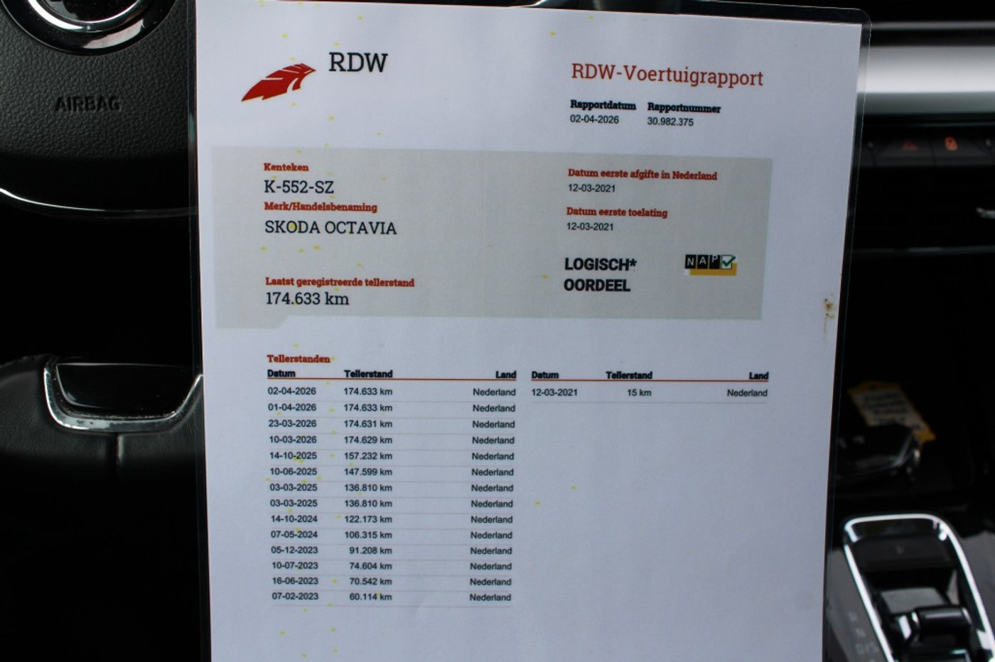 Foto van Skoda Octavia