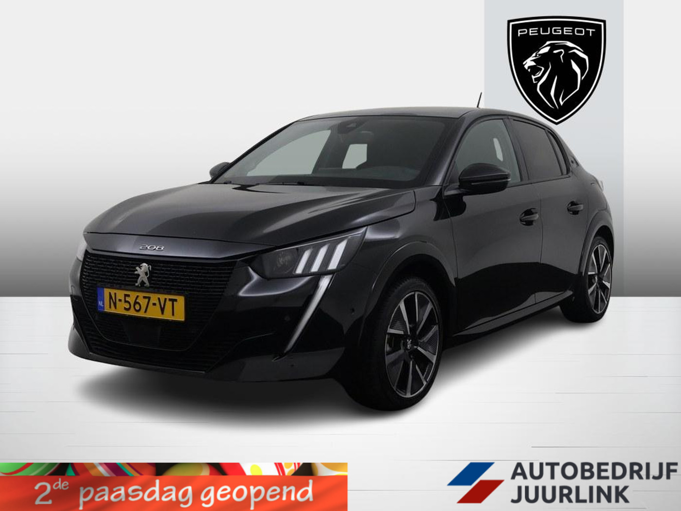 Peugeot 208 EV GT Pack Automaat 50 kWh Pano/Nav/Camera/Ecc/ 2021 - voorkant