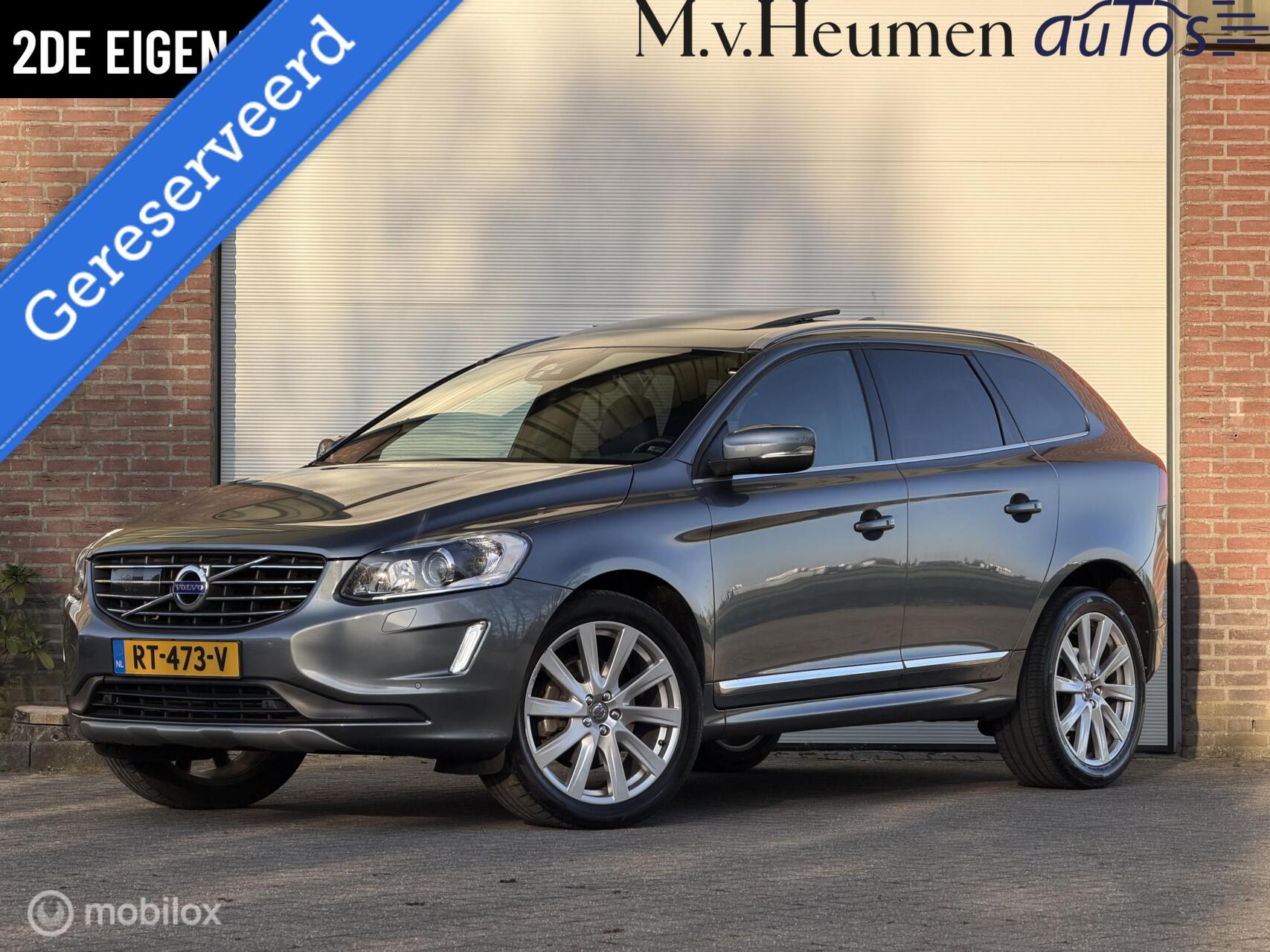 Volvo Xc60 2.4 D4 Inscription 5 Cyl Bomvol Keyless Pano Standkachel 20'' 2016 - voorkant