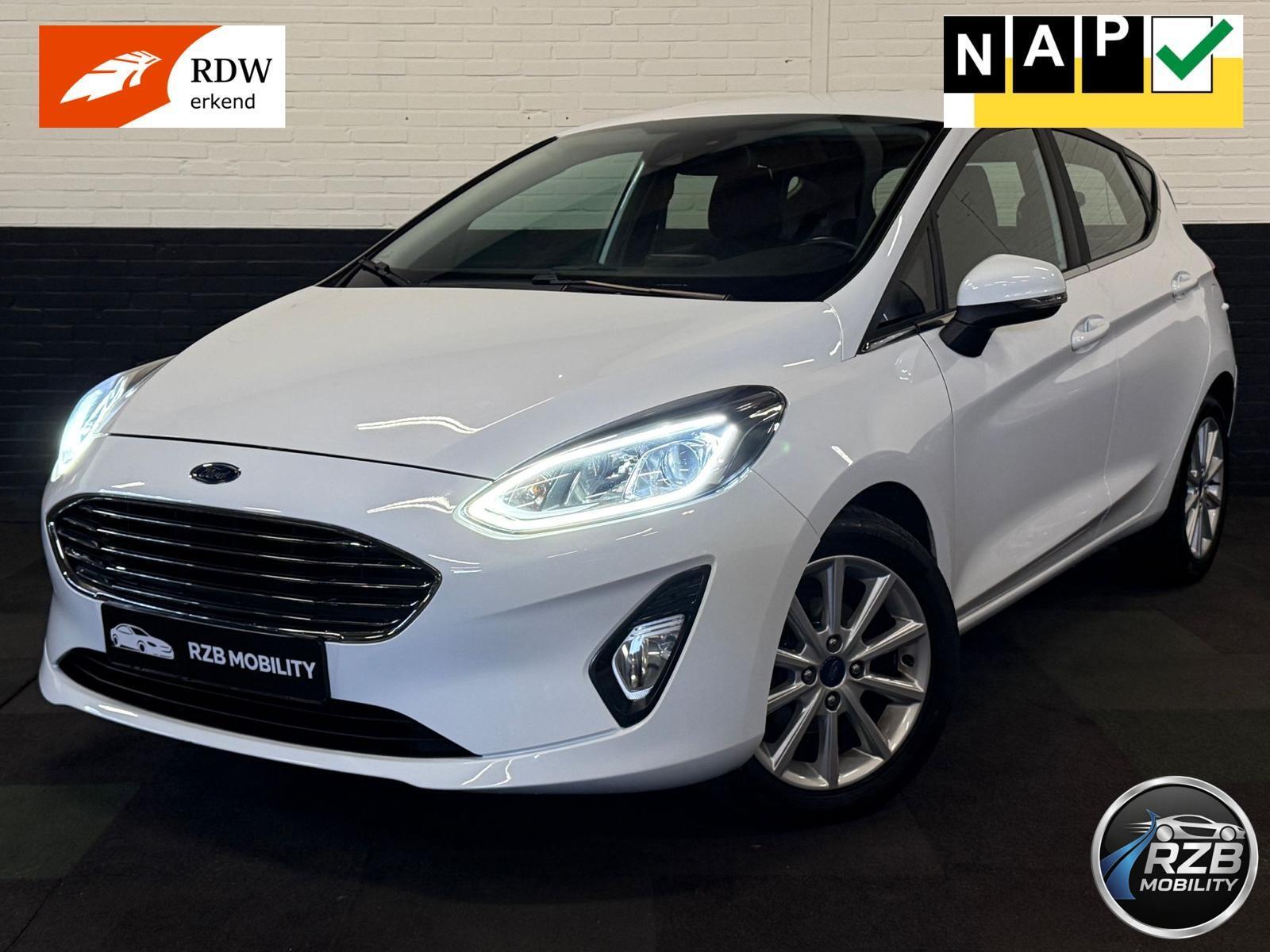 Ford Fiesta 1.0 EcoBoost Titanium Automaat Climate Carplay 2018 - voorkant