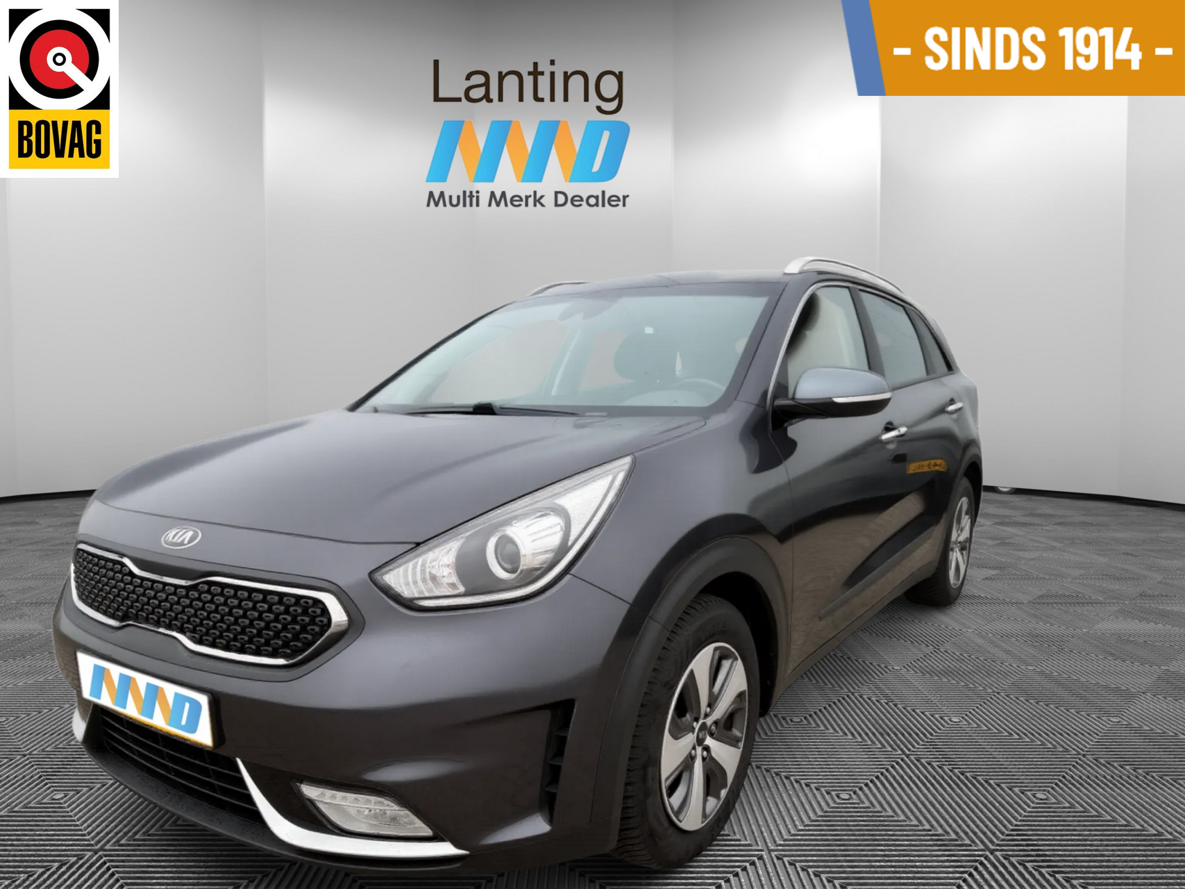 Kia Niro 1.6 GDi Hybrid DynamicLine 2018 - voorkant