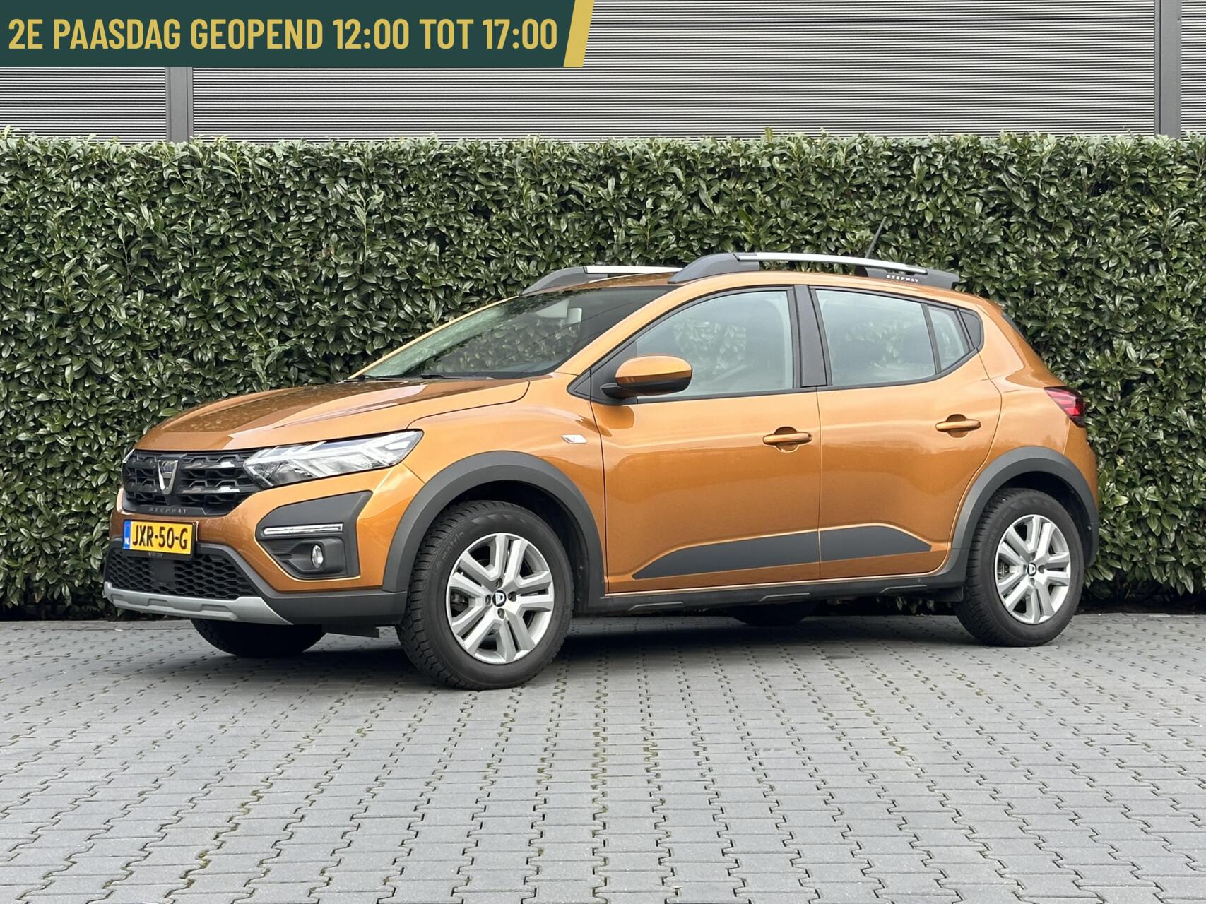 Dacia Sandero 1.0 TCe 90 COMFORT, AUTOMAAT, HOGE INSTAP, CARPLAY, CRUISE, CLIMATE CONTROL, PARKEERSENSOREN, ELEKTRISCHE RAMEN 2021 - voorkant