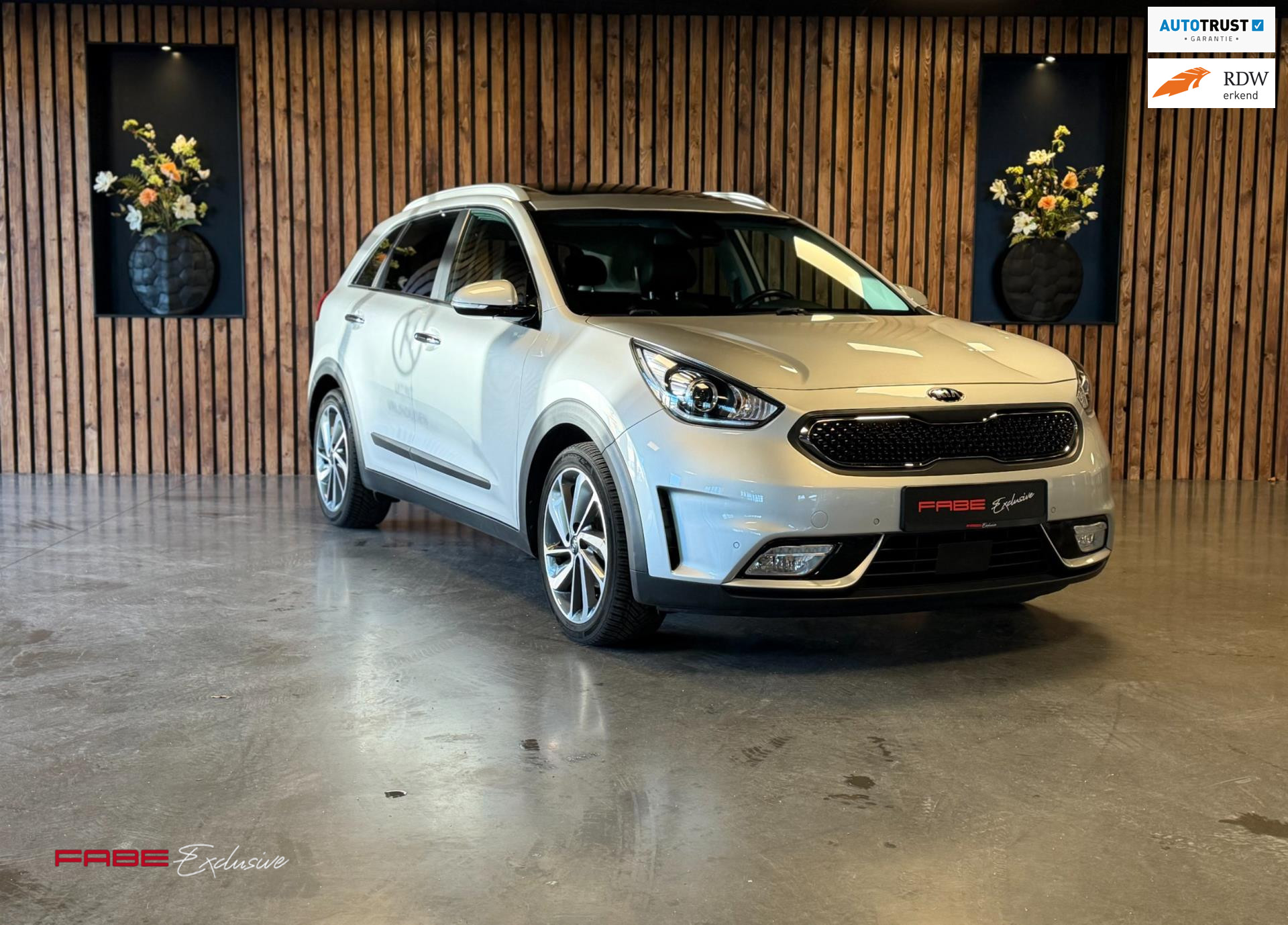 Kia Niro 1.6 GDi Hybrid DynamicPlusLine/Schuifdak/Camera/Stoelverkoeling/Leer 2019 - voorkant