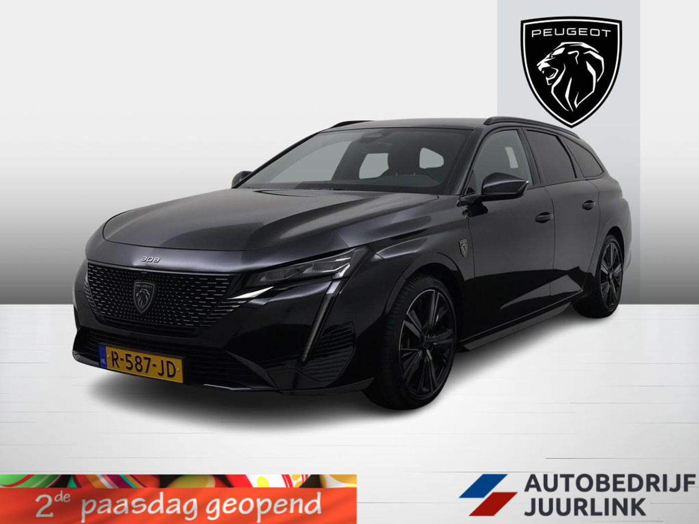 Peugeot 308 1.2T Automaat GT Pack Business  Agr/H.Leder/Trekh. 2023 - voorkant