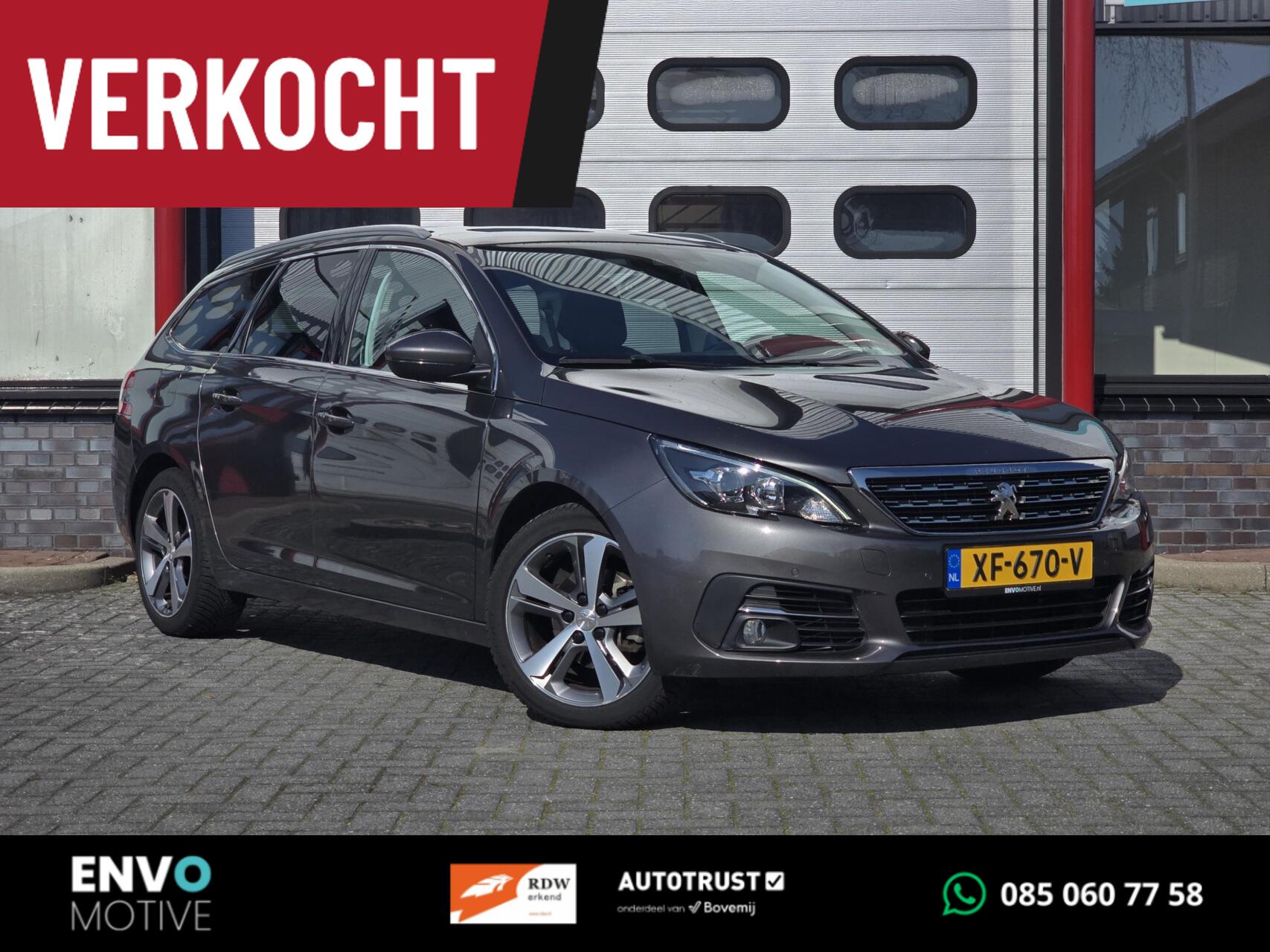 Peugeot 308 1.2 PureTech Allure Navi/CarPlay/Pano/PDC/LMV 2018 - voorkant