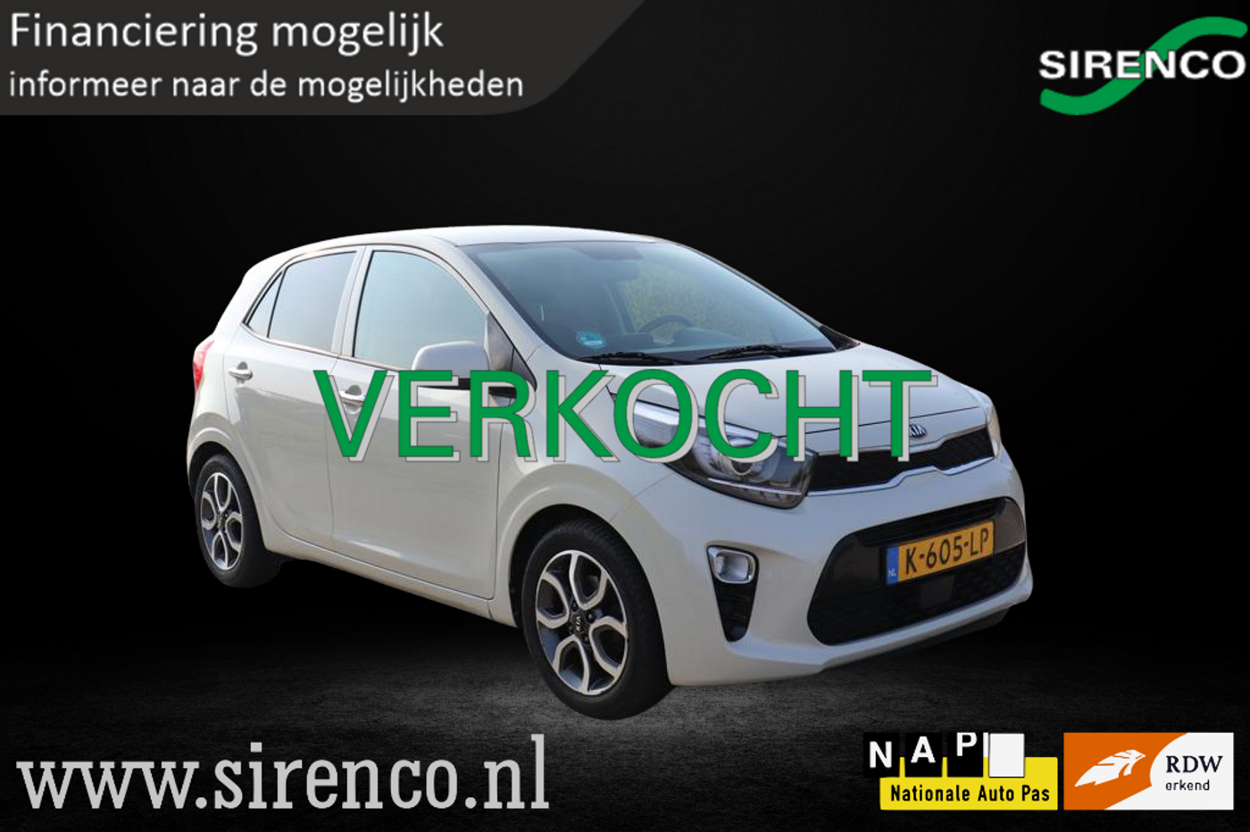 Kia Picanto 1.0 DPi DynamicPlusLine | led | Android auto & Apple carplay | climate & cruise control | camera | 2021 - voorkant