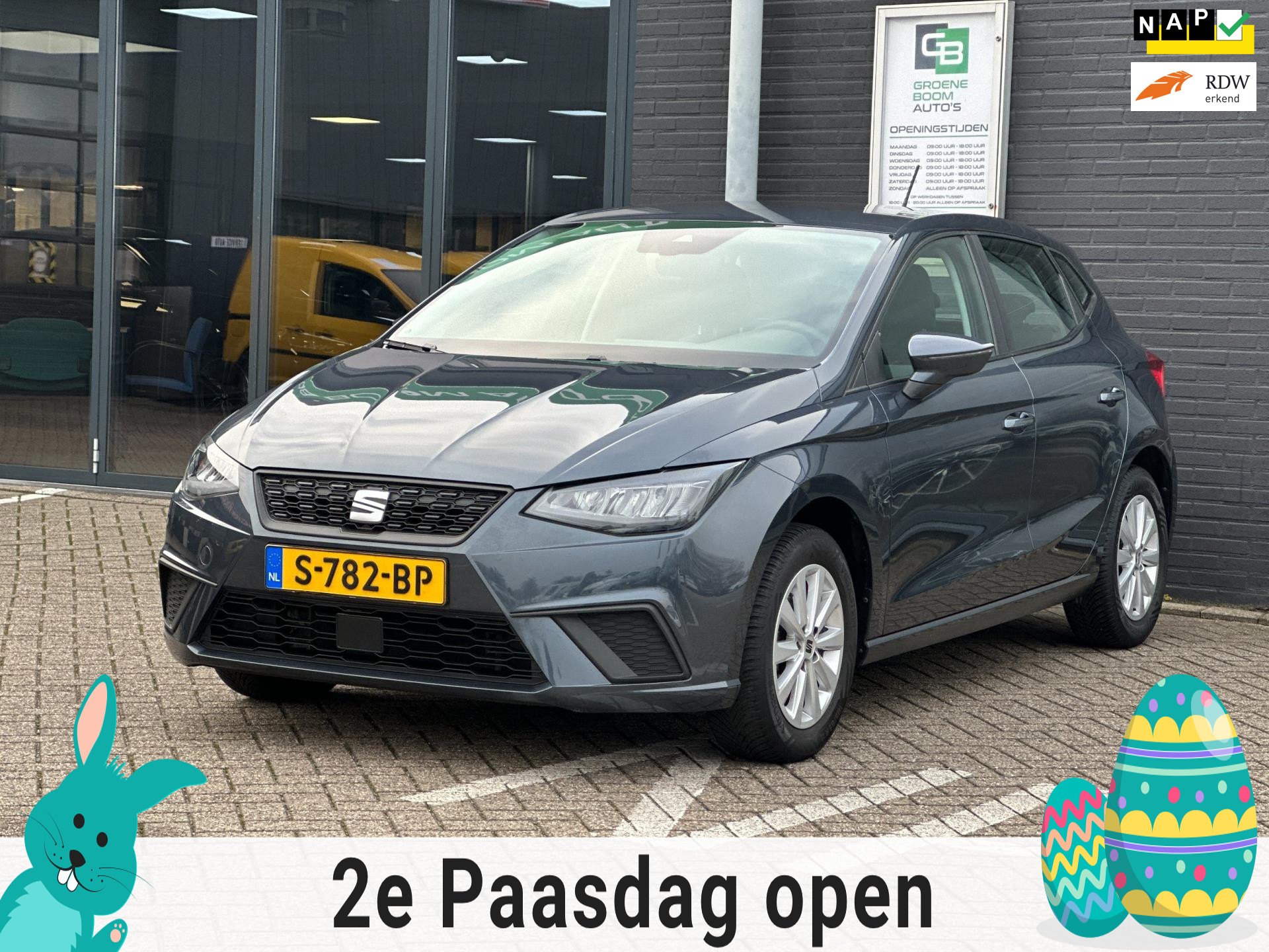 Seat Ibiza 1.0 EcoTSI Style/1STE EIG/APP-CONNECT/PDC/NL-AUTO NAP!! 2023 - voorkant