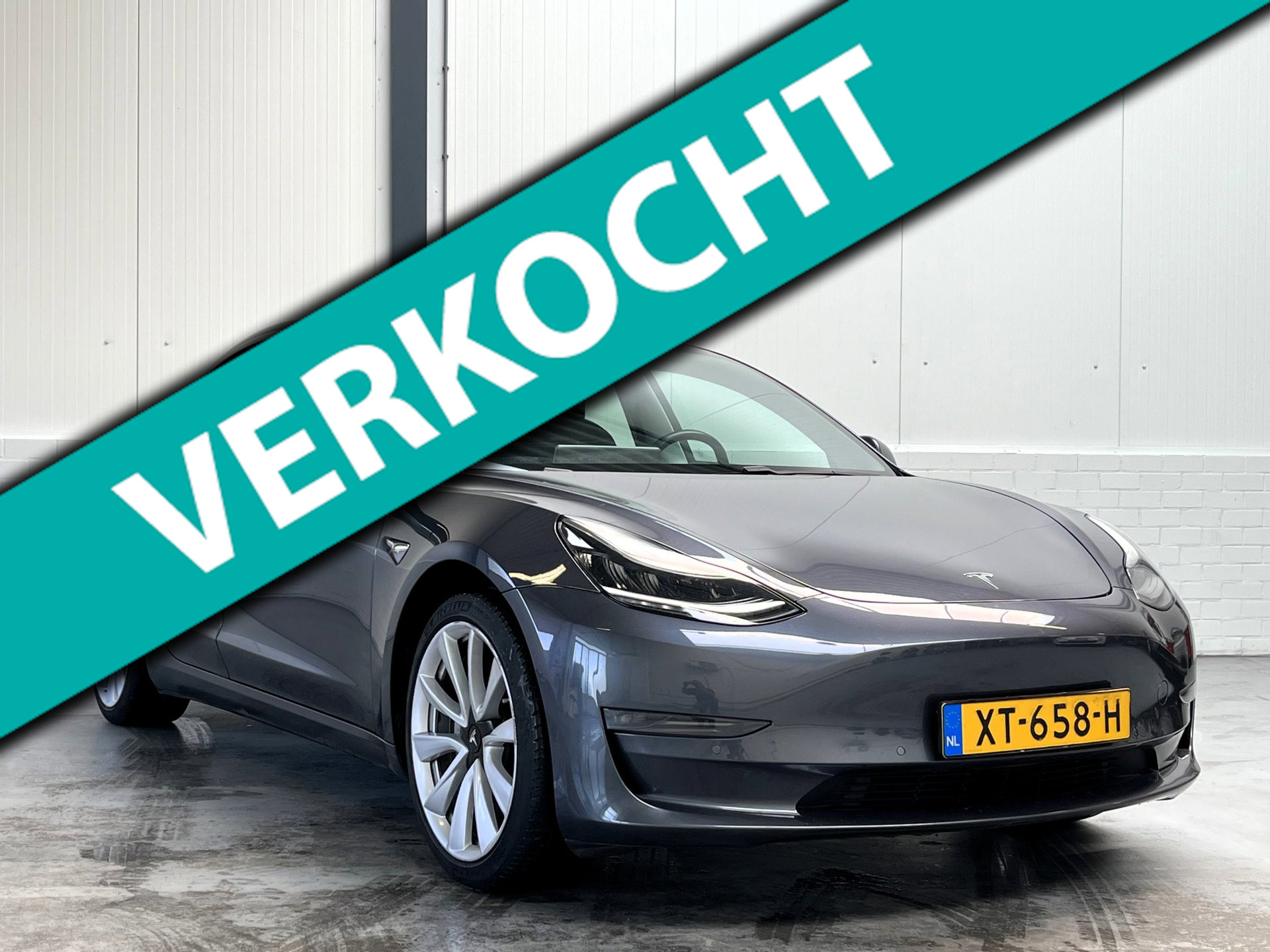 Tesla Model 3 Long Range AWD 75 kWh  SoH 87% 2019 - voorkant