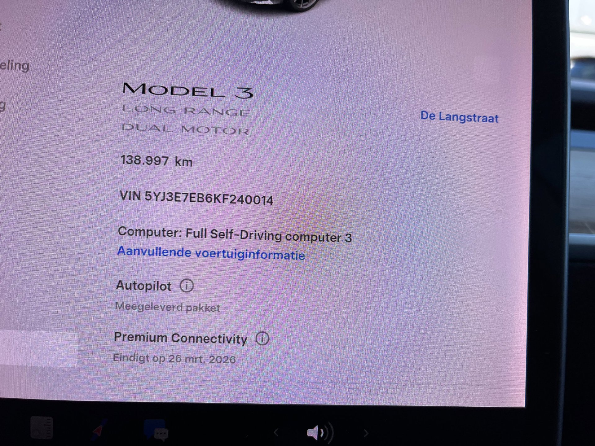 Foto van Tesla Model 3
