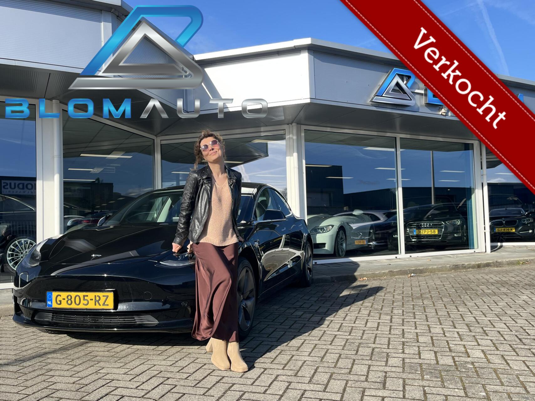 Tesla Model 3 SR Range Plus TREKHAAK+PANO+LEDER+AUTOPILOT 2019 - voorkant