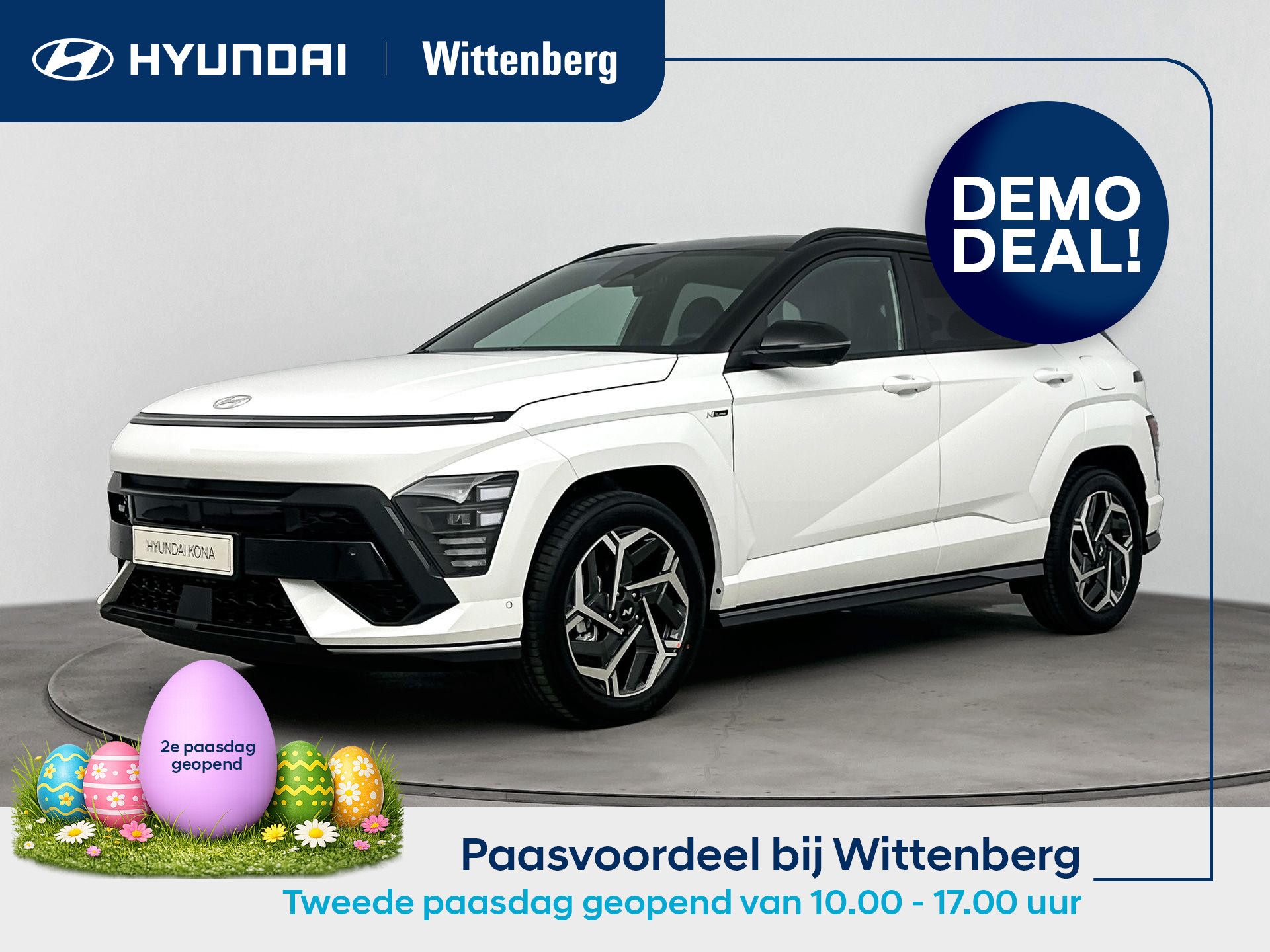 Hyundai Kona 1.6 GDI HEV N LINE SKY 2025 - voorkant