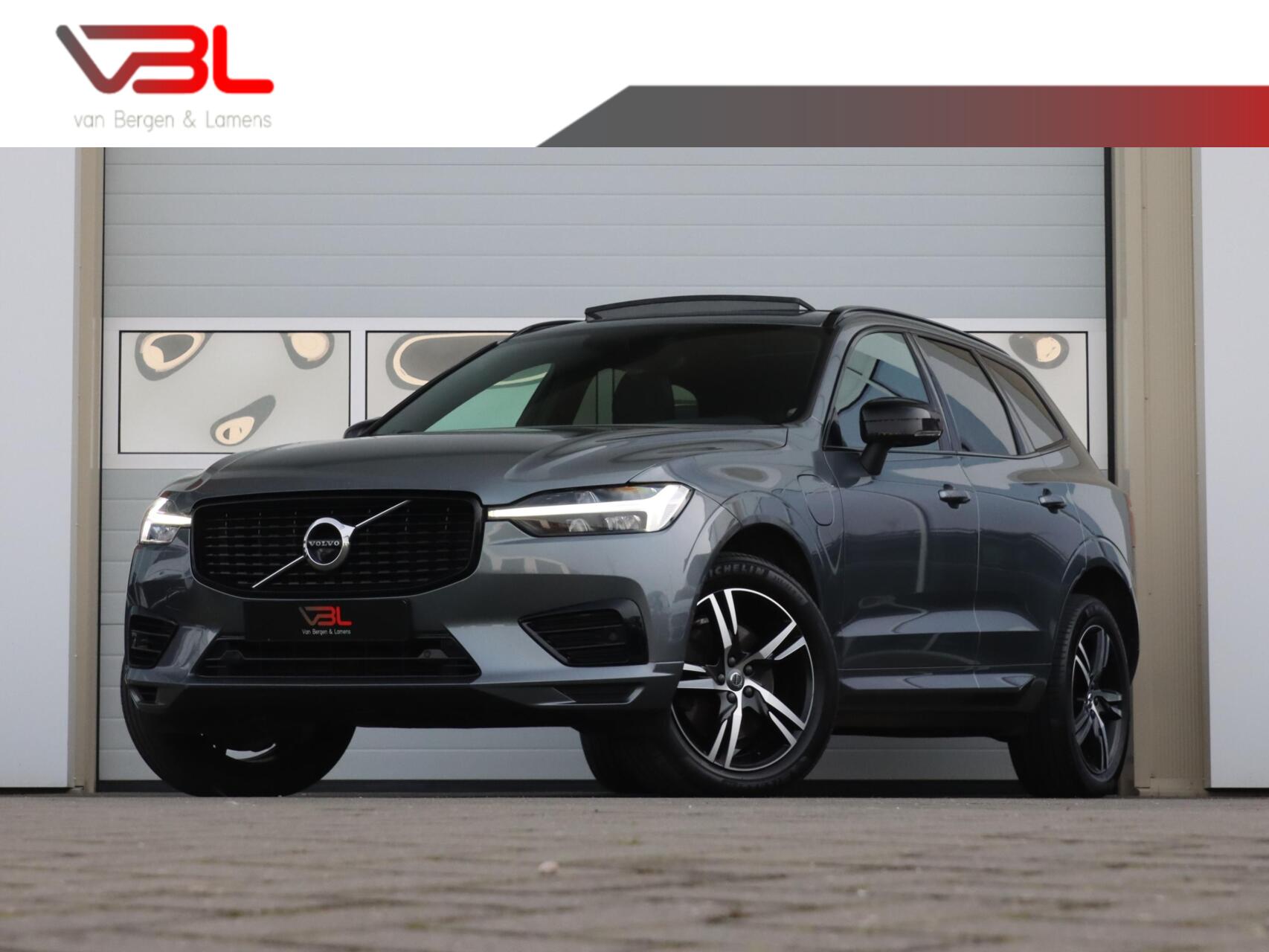 Volvo Xc60 2.0 T6 Plug-in hybrid AWD 340PK R-Design | SOH 97% 2021 - voorkant