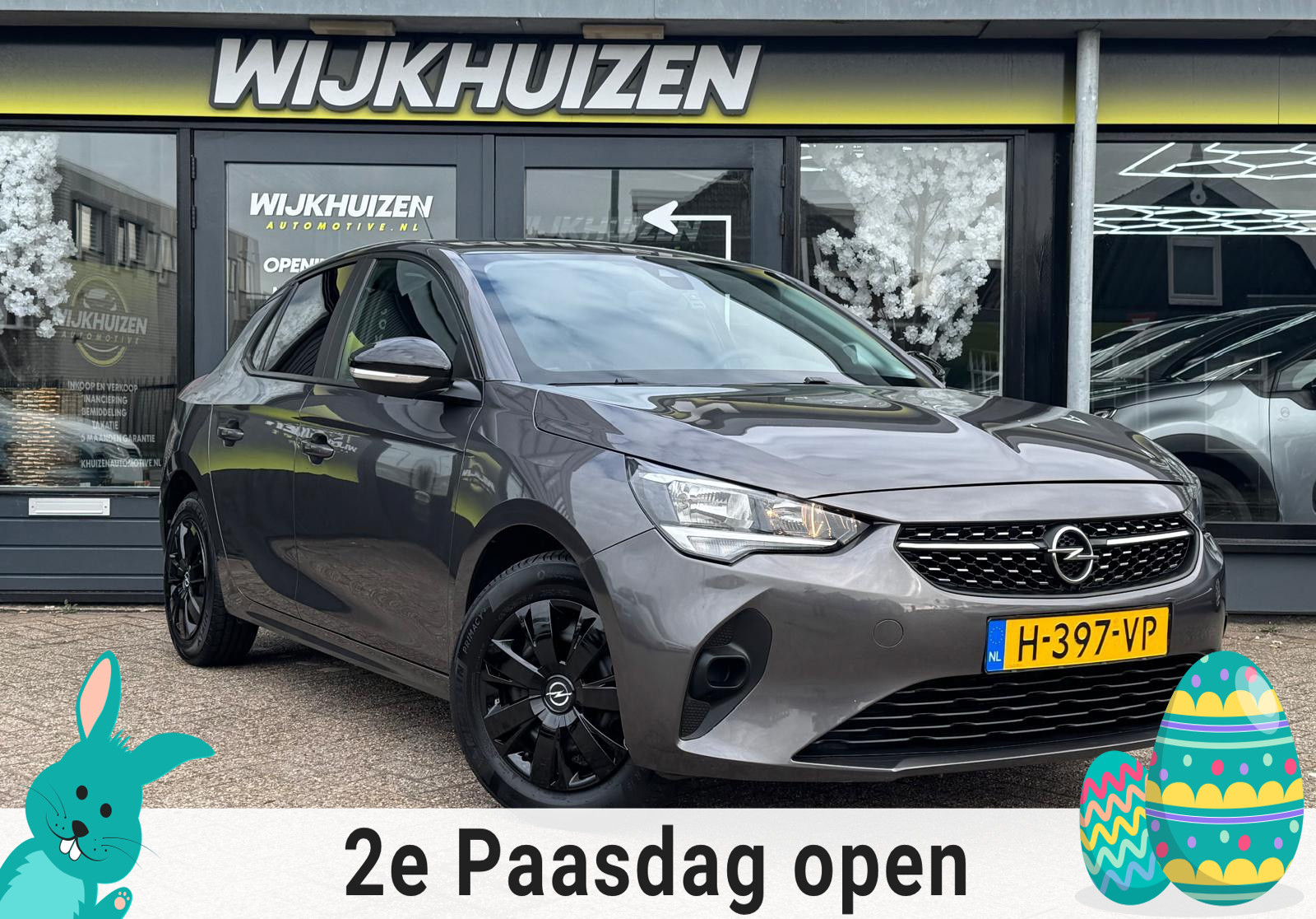 Opel Corsa 1.2 Blackline met Climate !!! Apple Carplay !!! Cruise !!! Nap !!! 2020 - voorkant