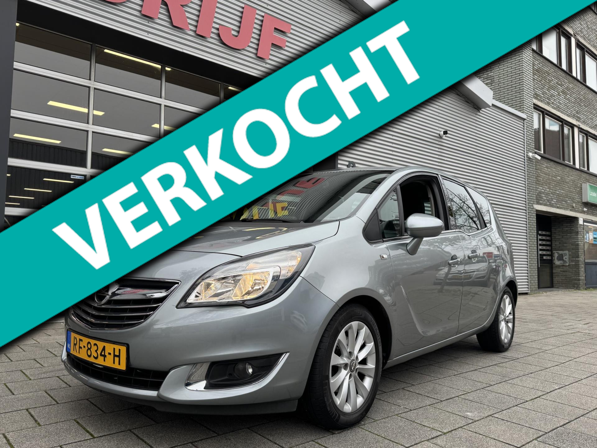 Opel Meriva 1.4 Turbo Cosmo I Airco I Comfort pakket  I Sport velgen I Trekhaak I Nwe APK - Dealer onderhouden 2014 - voorkant