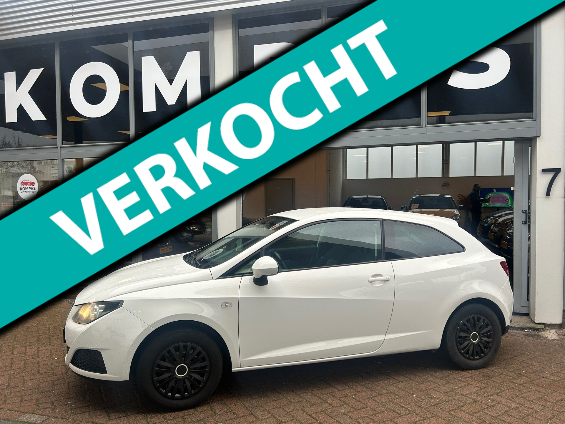Seat Ibiza 1.4 Reference |Nw.BEURT|Nw.APK|EL.RAMEN|2EIG|3DRS|2009| 2009 - voorkant