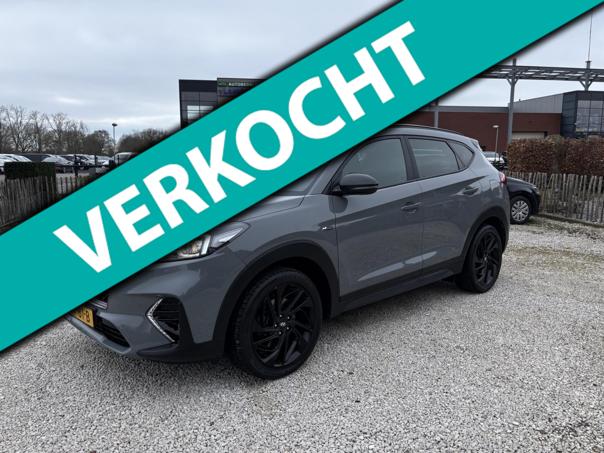 Hyundai Tucson 1.6 T-GDI 177pk N-Line Automaat, Alcantara, stoelverw. 2019 - voorkant