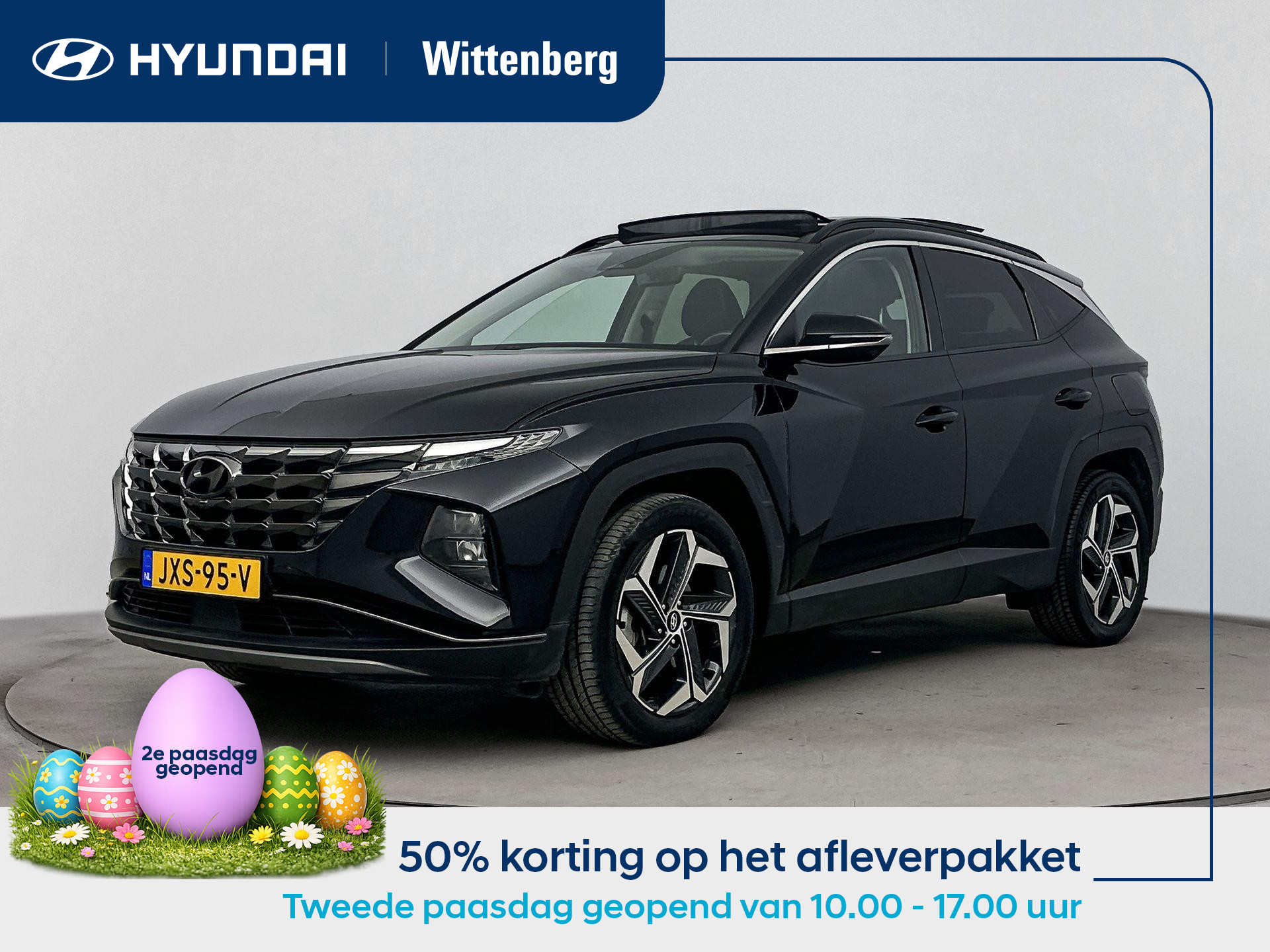 Hyundai Tucson 1.6 T-GDI HEV PREMIUM SKY 2021 - voorkant